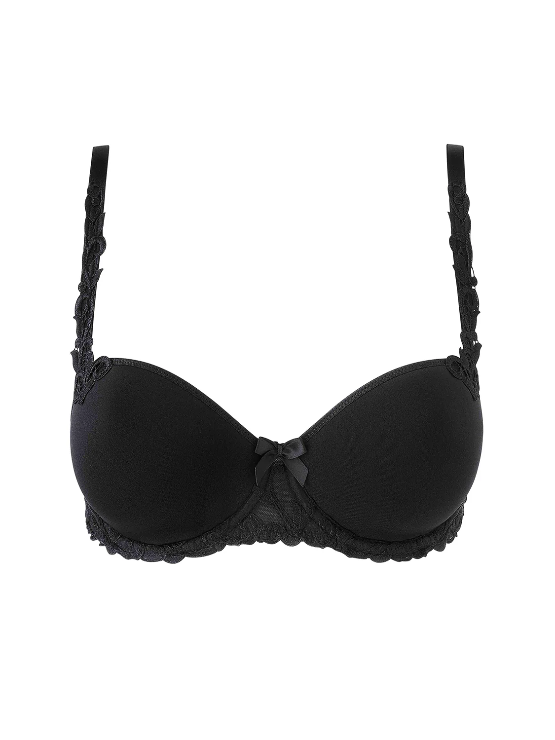 3D moulded bra - Black - Image 4