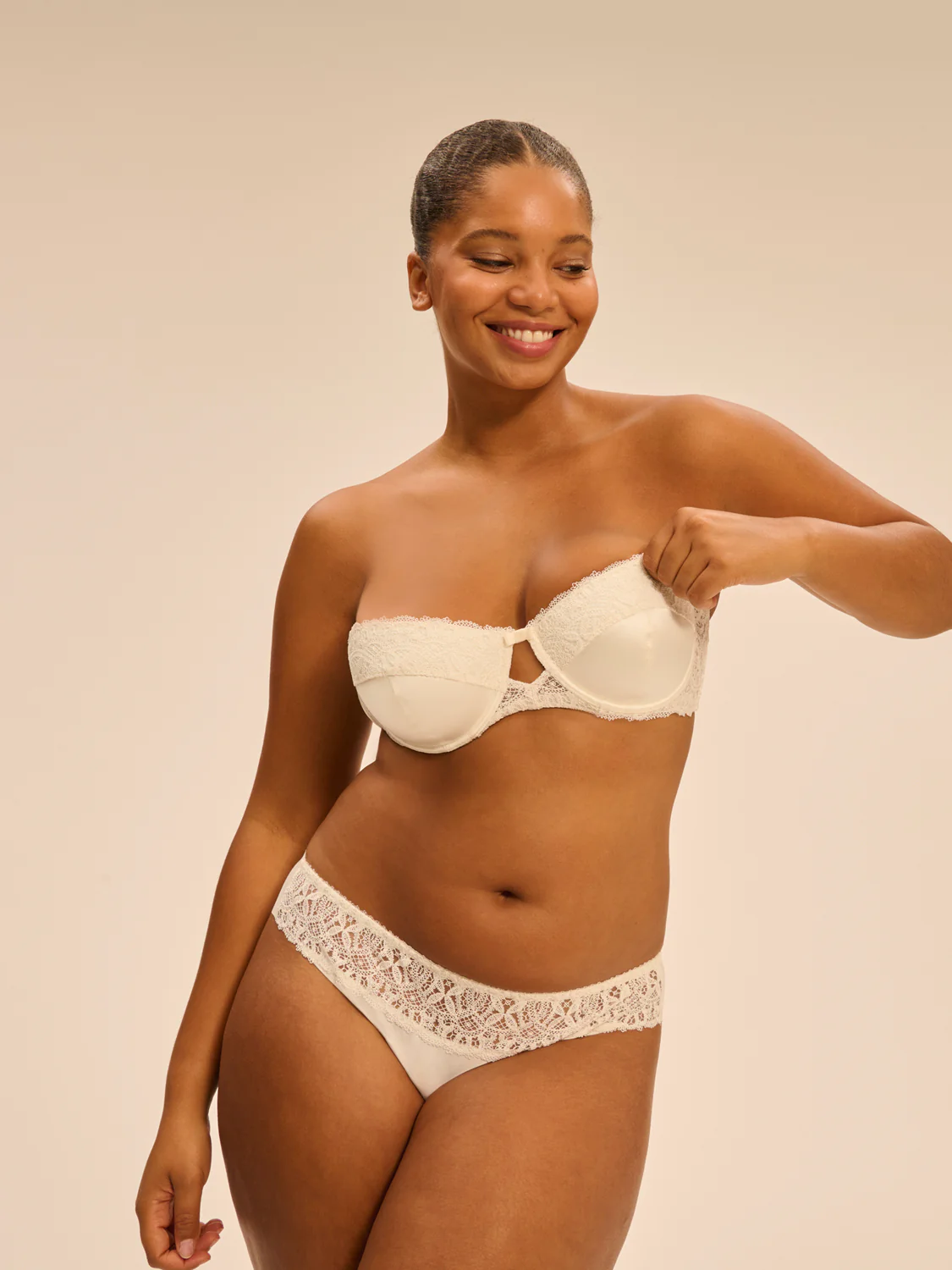 Bandeau bra - Natural - Image 16