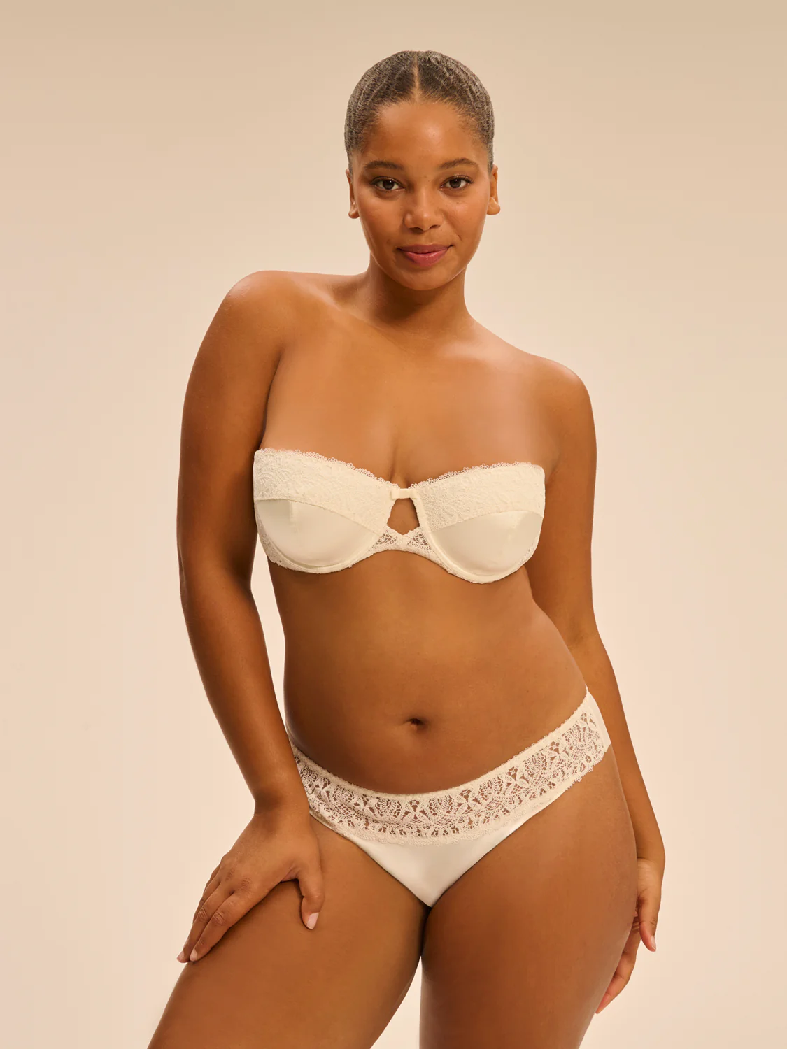 Bandeau bra - Natural - Image 17