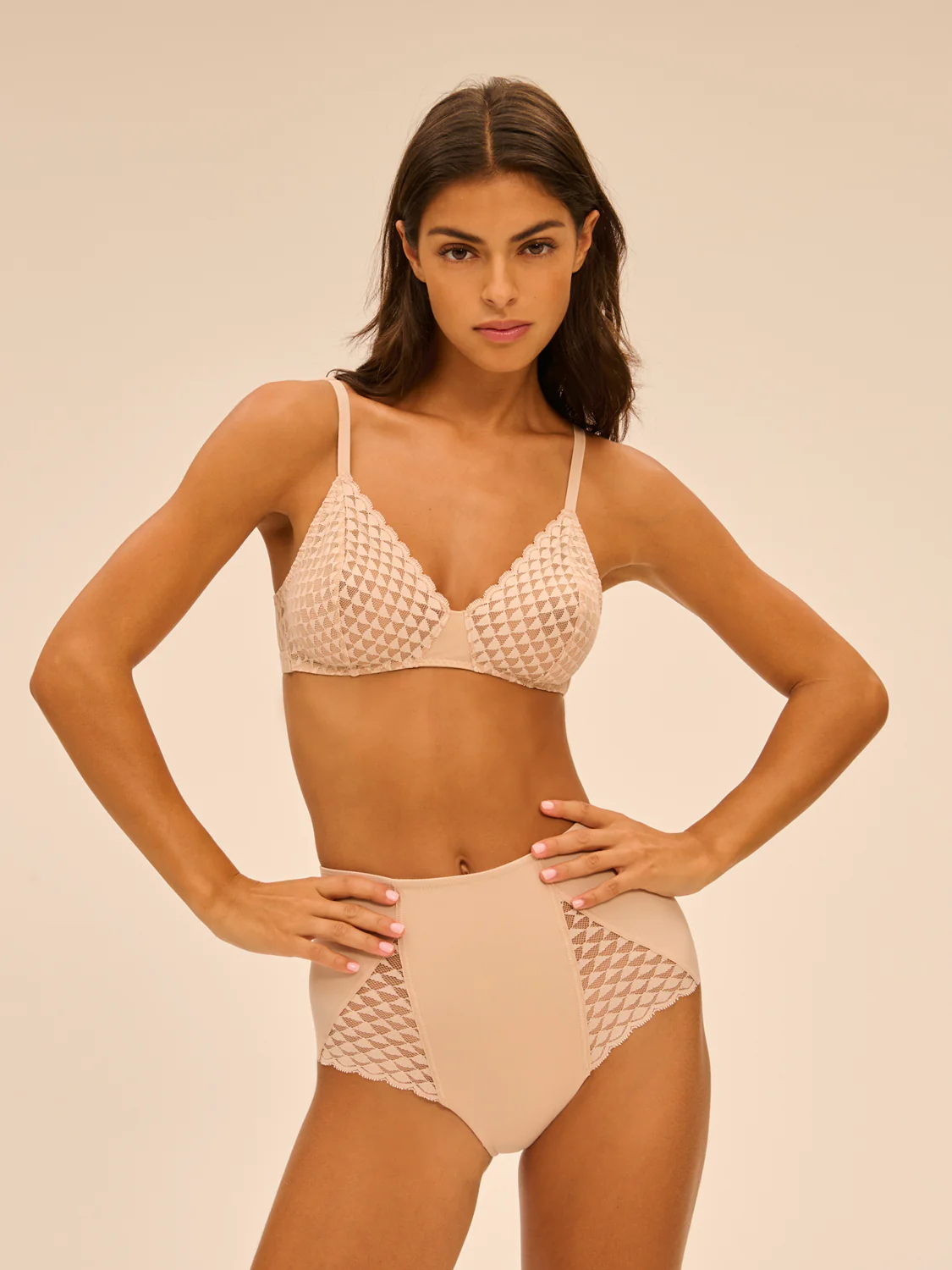 Control high-waist brief - Peau rosée - Image 4