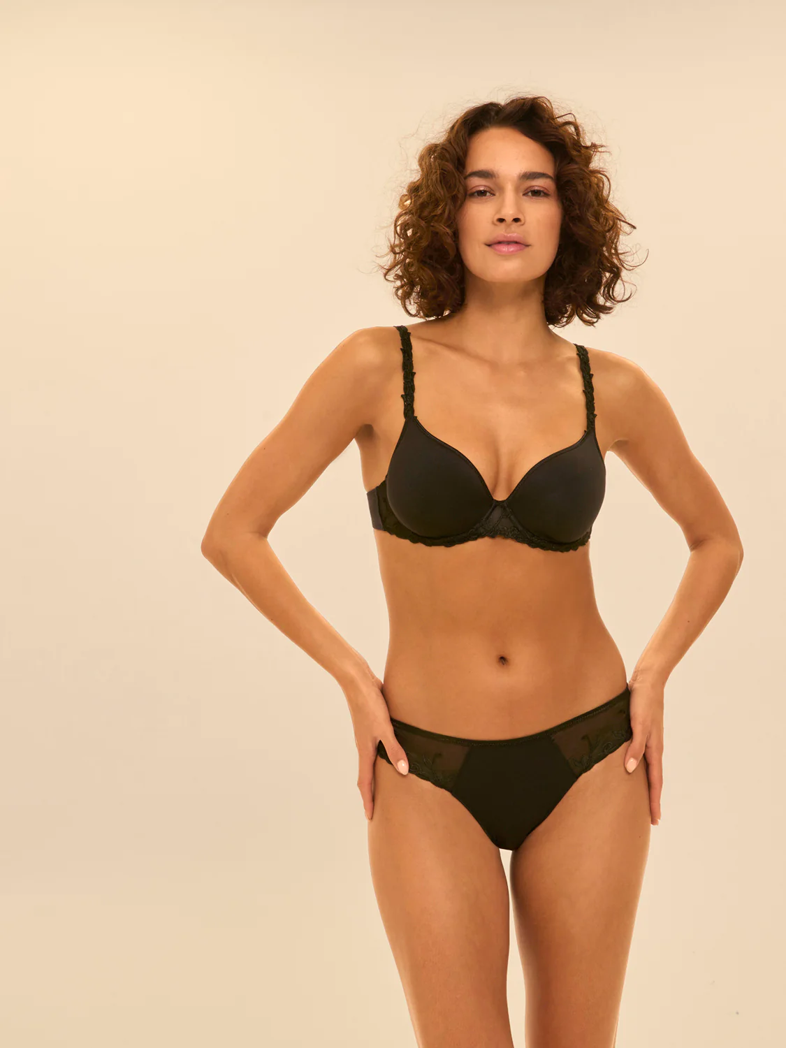 Cotton slip - Black - Image 3