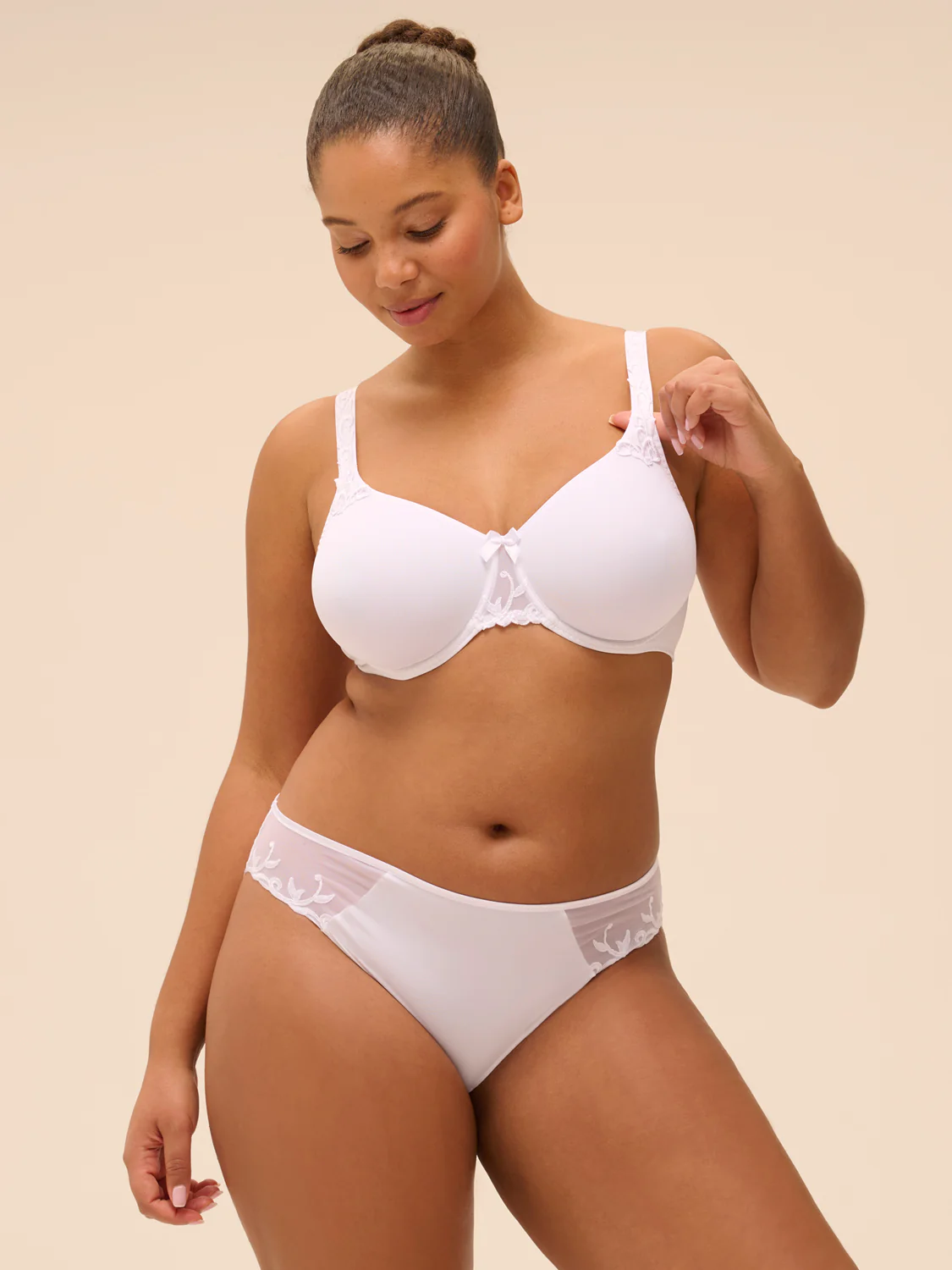 Cotton slip - White - Image 4