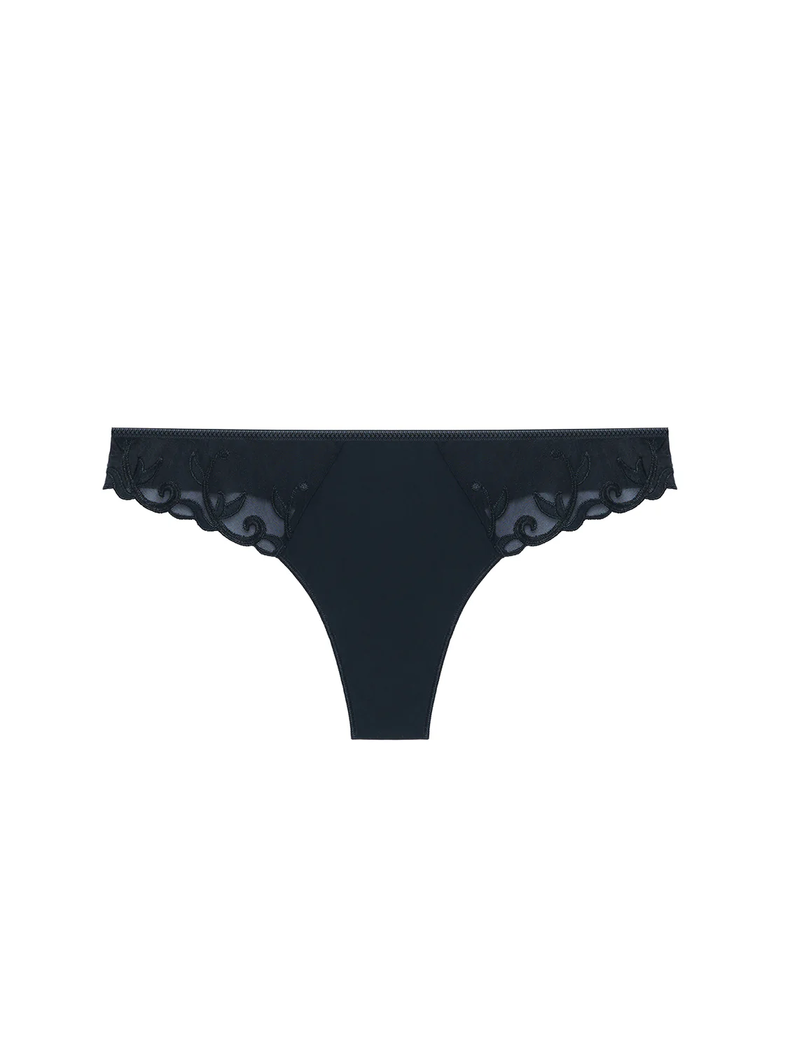 Cotton thong - Black - Image 6