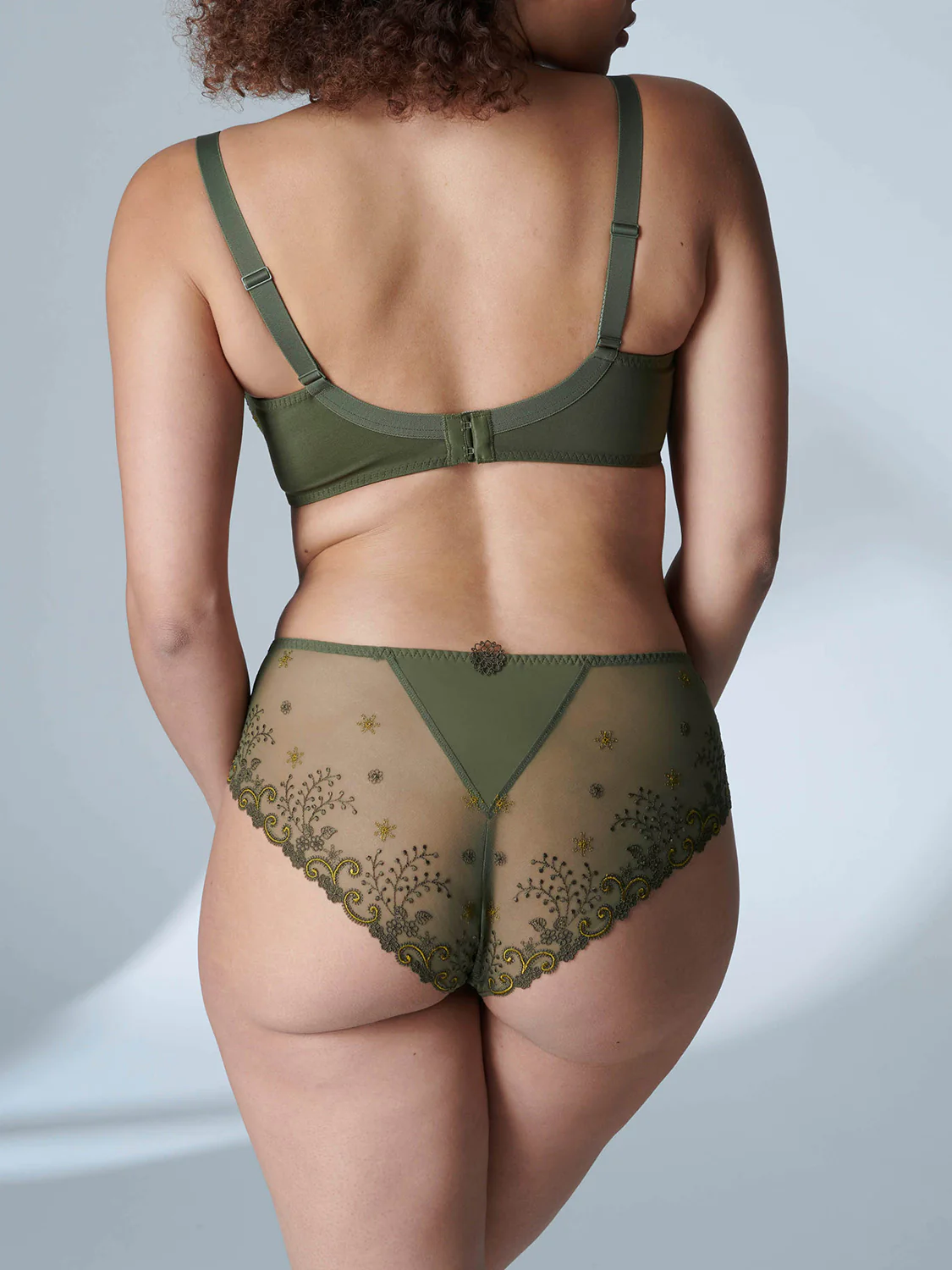 Full cup plunge bra - Safari - Image 9