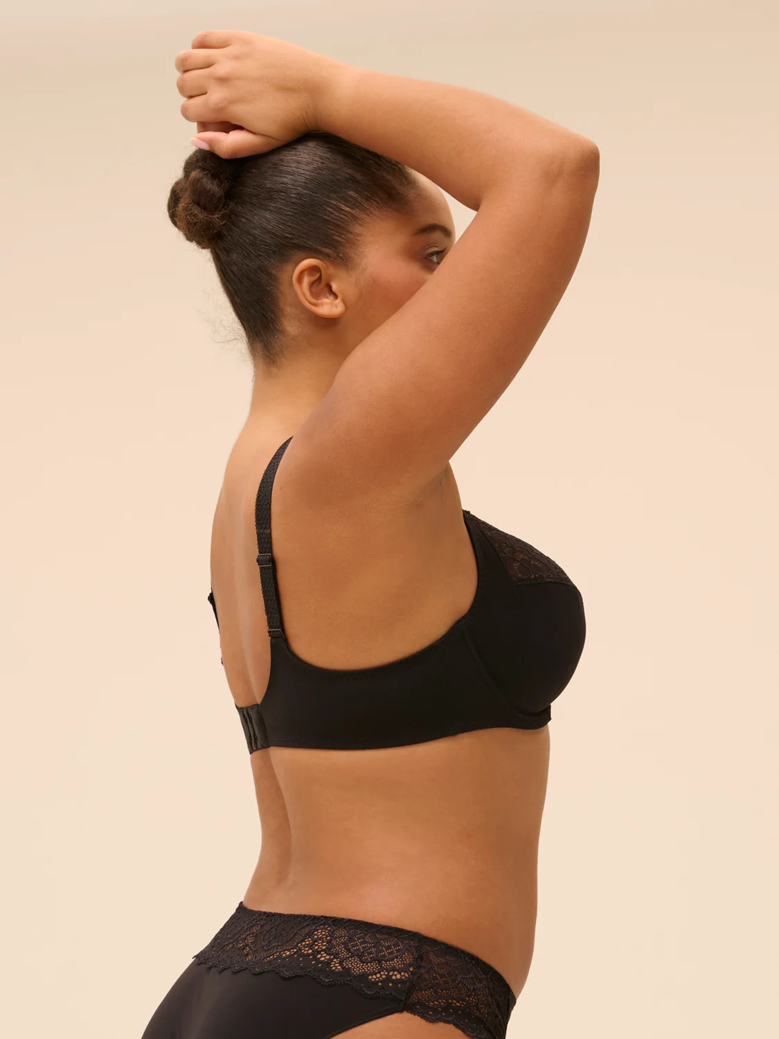 Full cup support bra - Black - Image 3