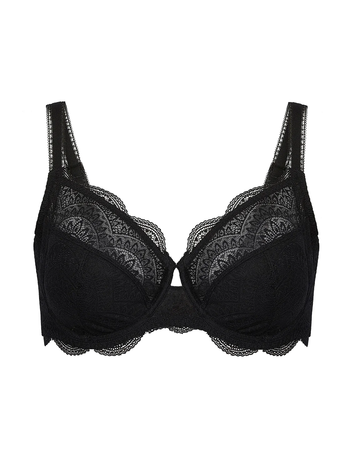 Full cup support bra - Black - Image 13