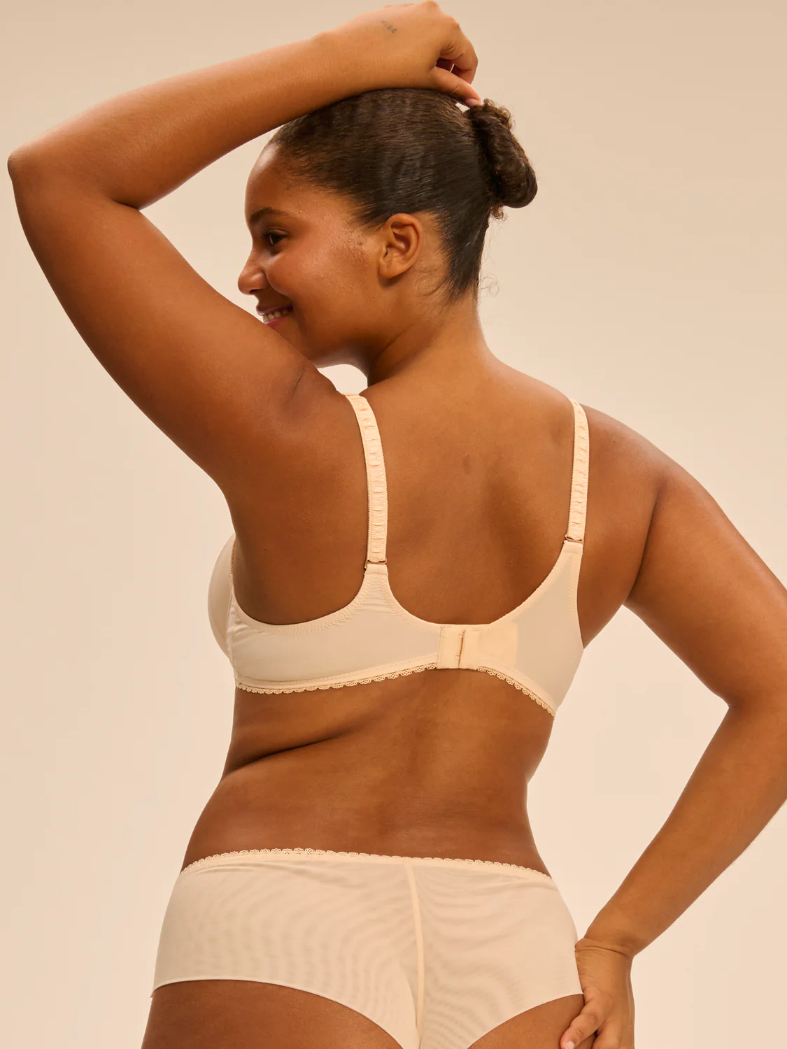 Full cup support bra - Chic Beige - Image 3