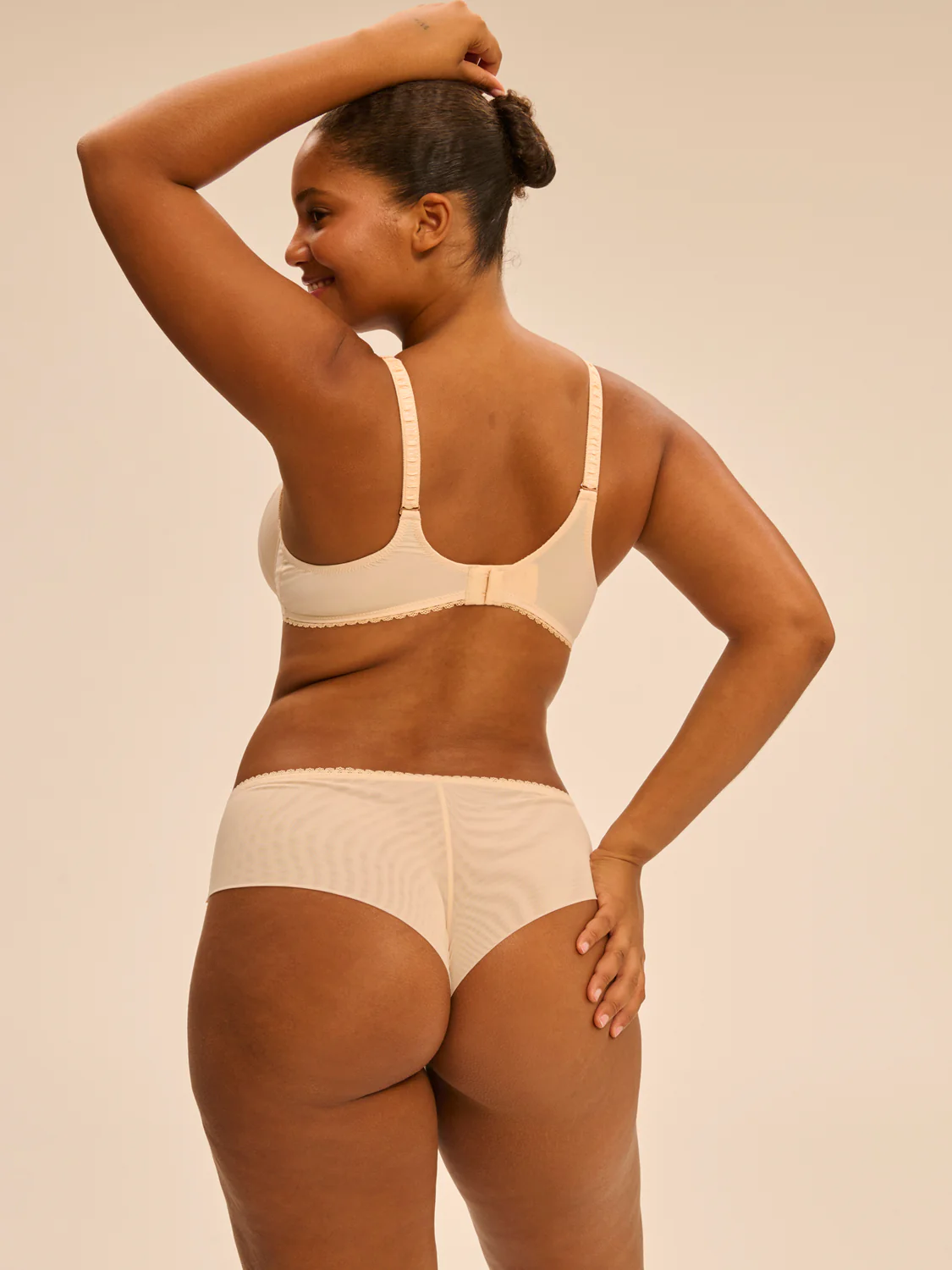 Full cup support bra - Chic Beige - Image 6
