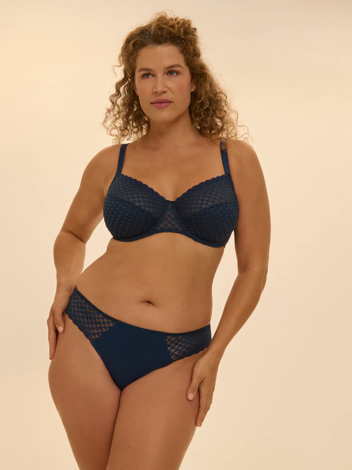Full cup support bra - Midnight - Image 3