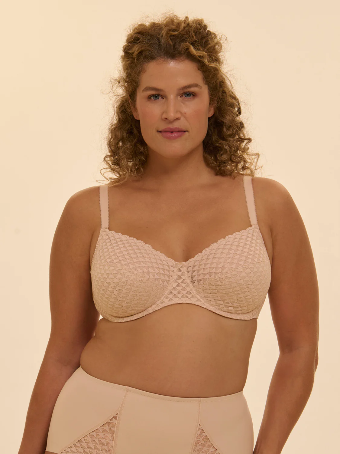 Full cup support bra - Peau rosée - Image 3