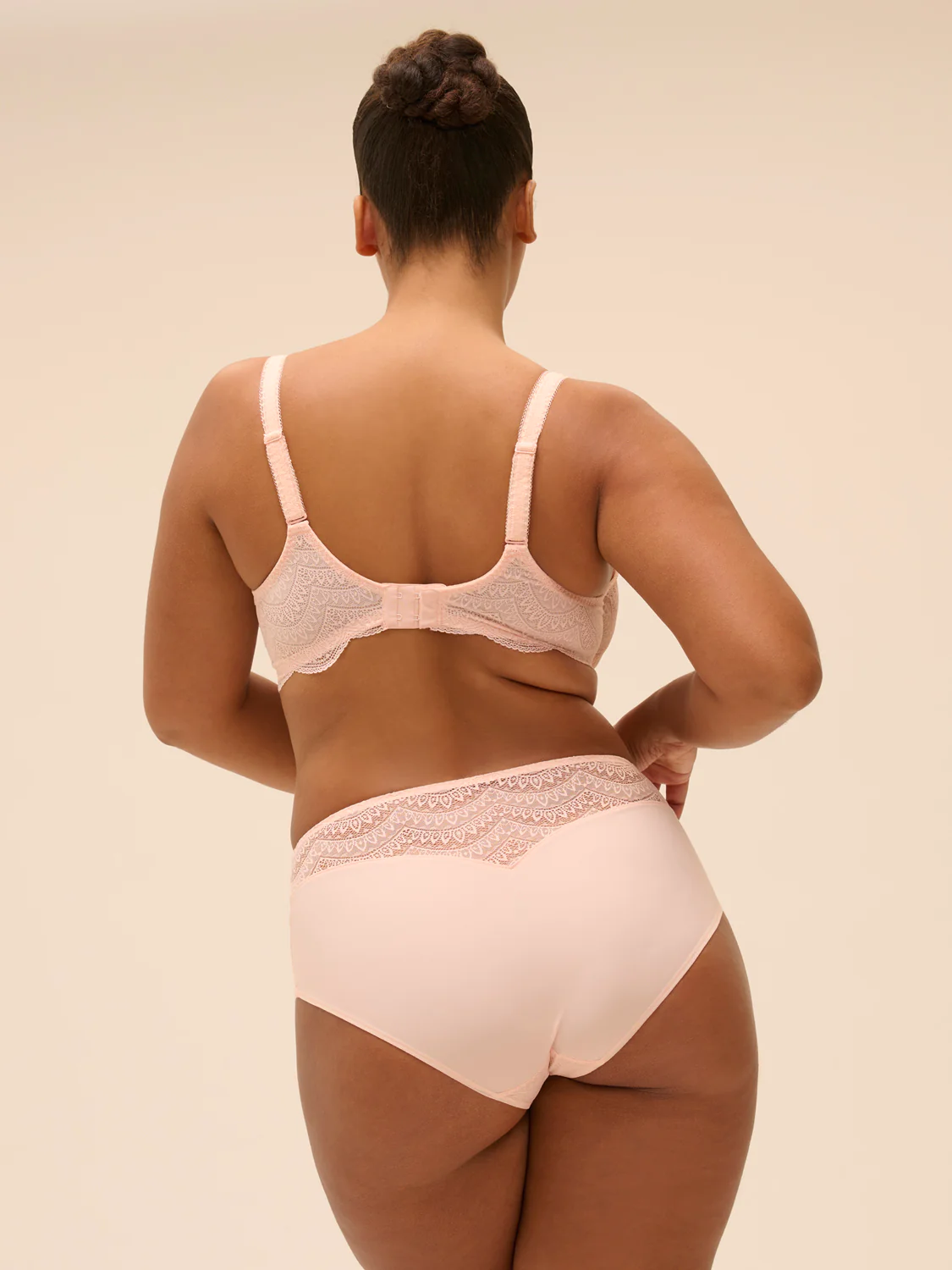 Full cup support bra - Petal Powder - Image 6