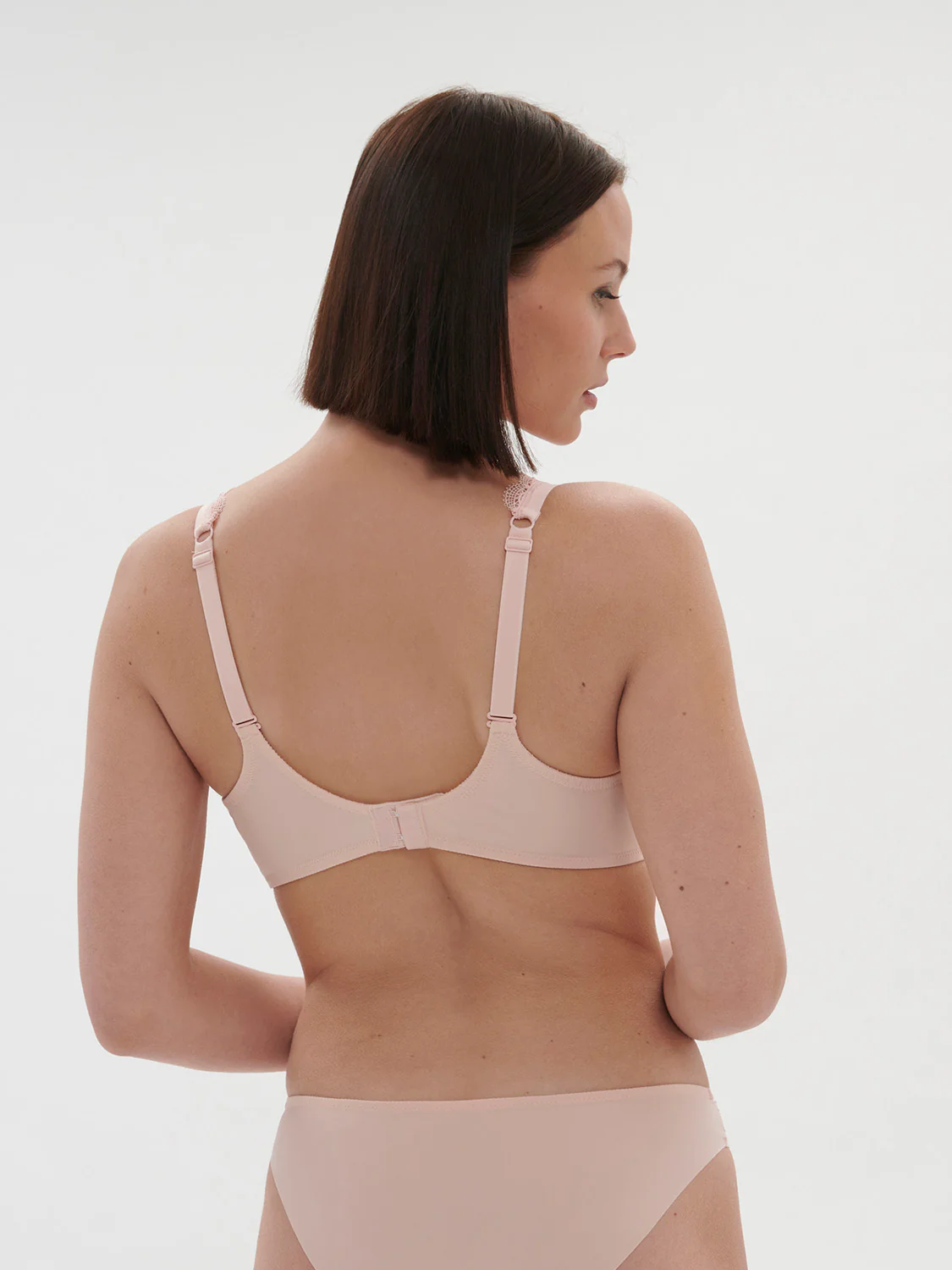 Full cup support bra - Petal Powder - Image 3