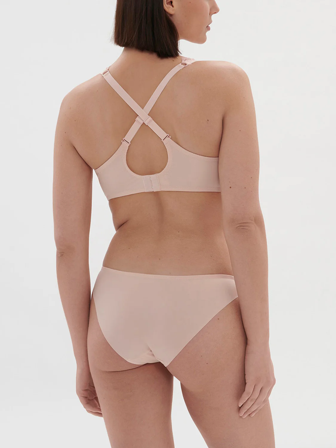 Full cup support bra - Petal Powder - Image 4