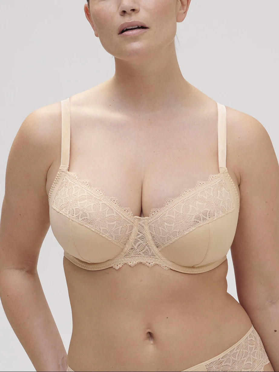 Full cup support bra - Vanilla