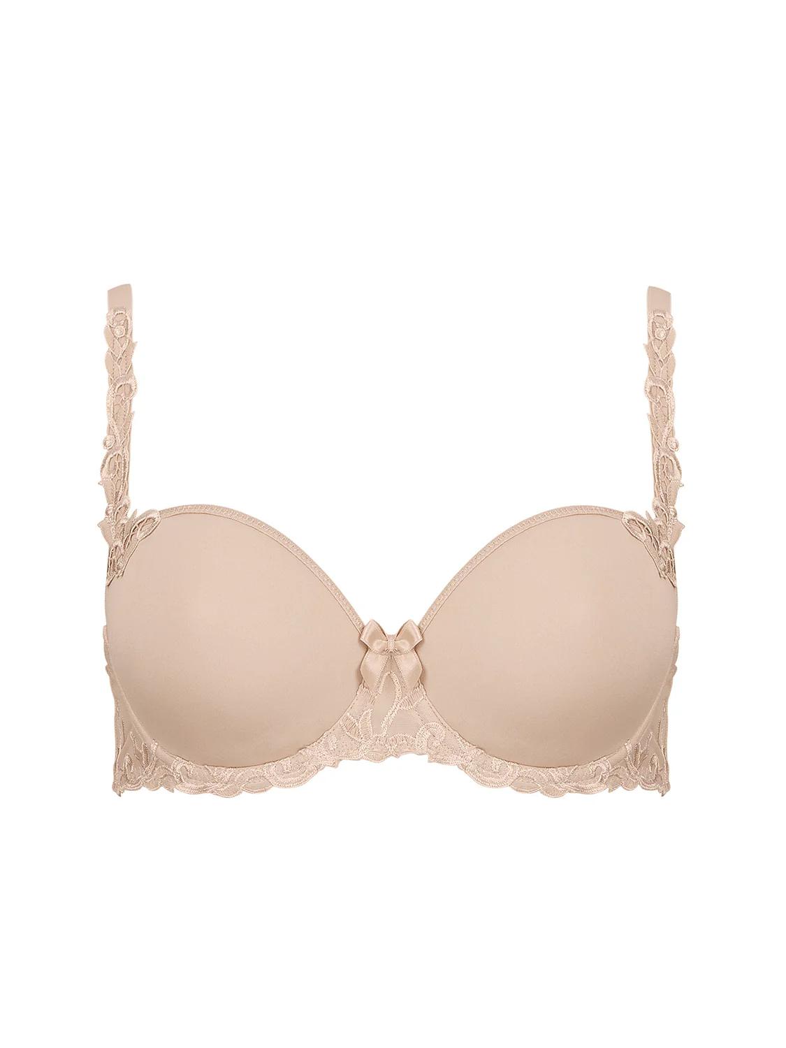 Half cup 3D moulded bra - Peau rosée - Image 6