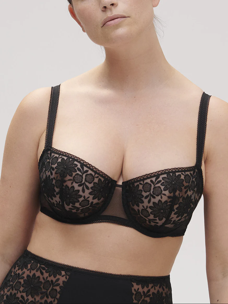 Half cup bra - Black - Image 4