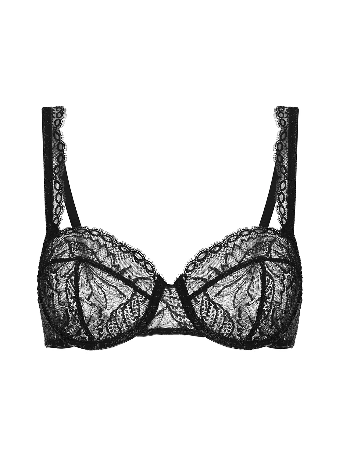 Half cup bra - Black - Image 3