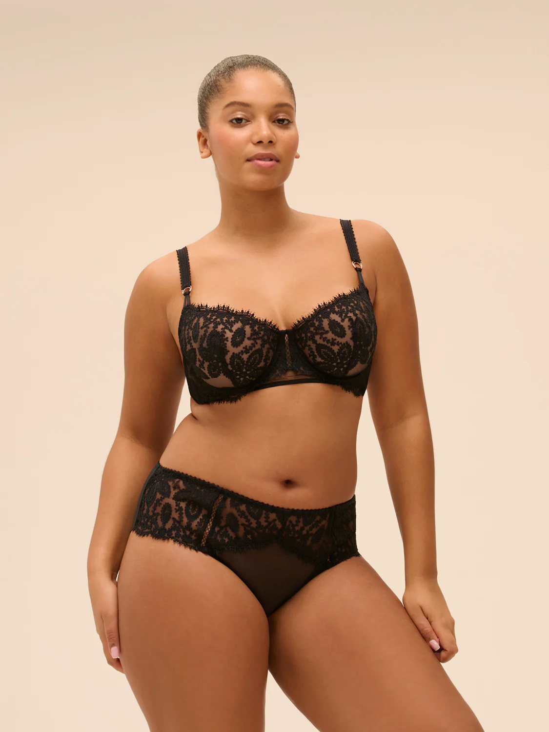 Half cup bra - Black - Image 13