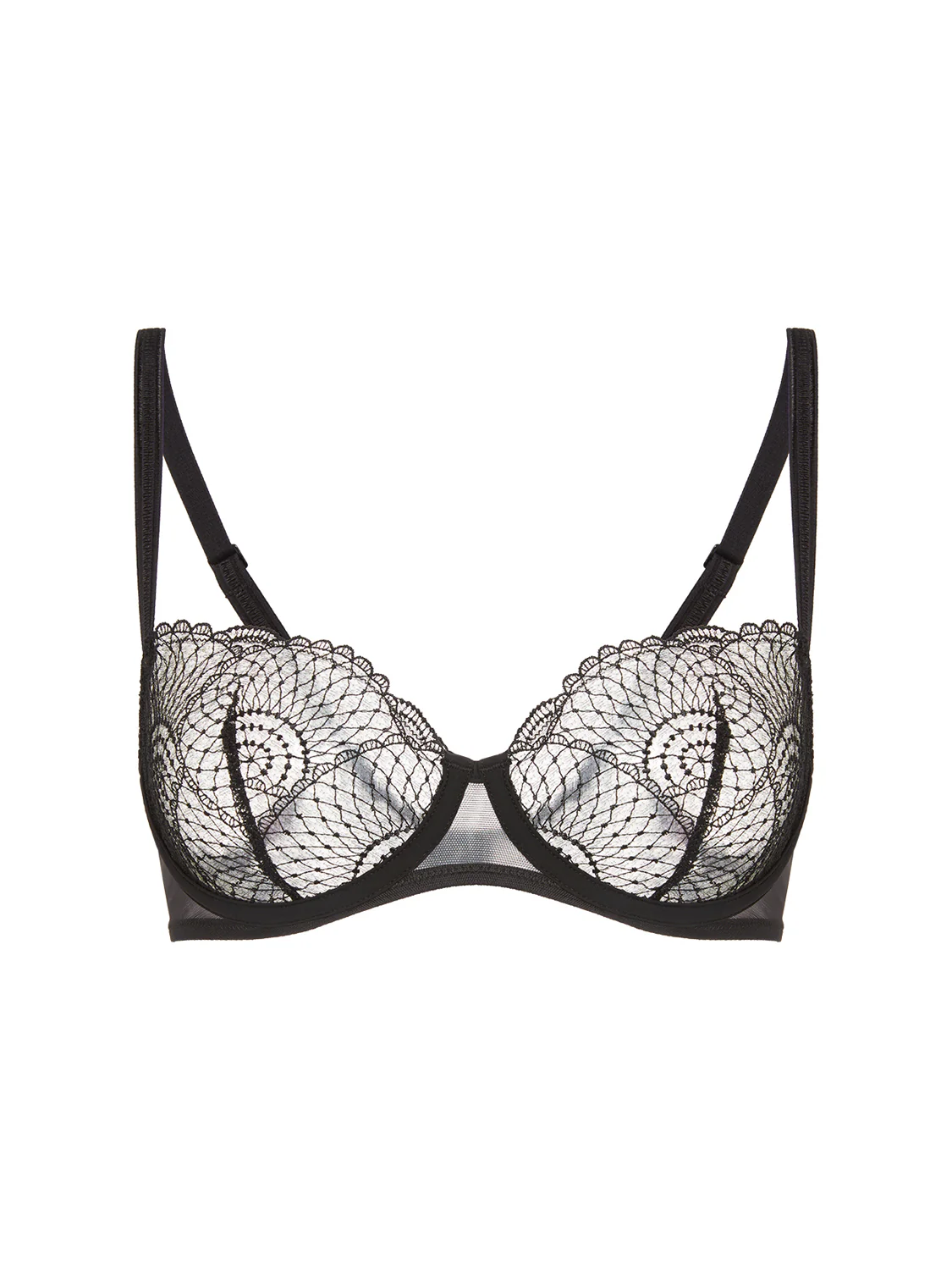 Half cup bra - Black - Image 6