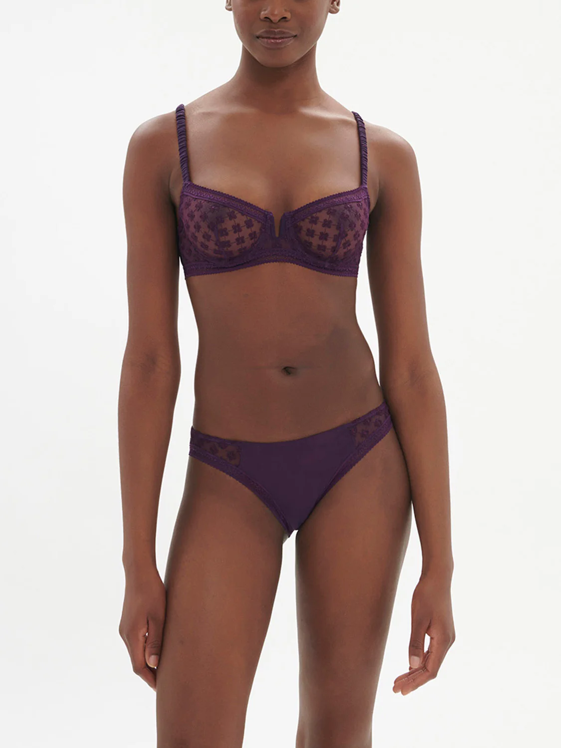 Half cup bra - Euphoria Purple - Image 2