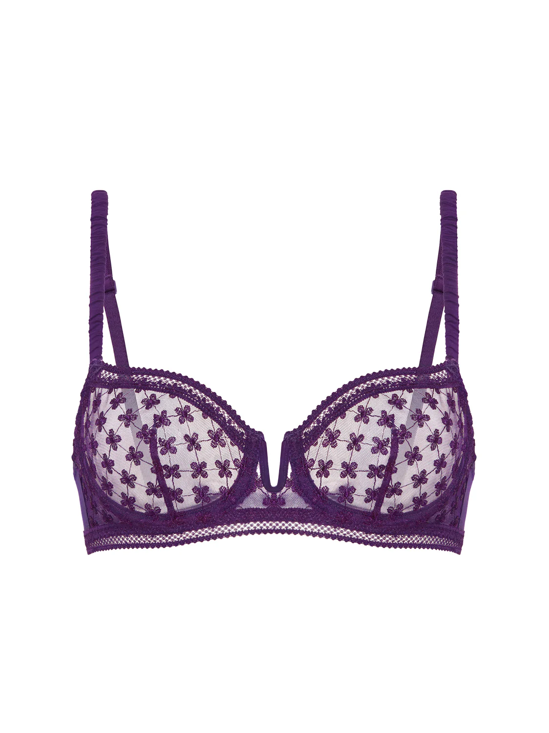Half cup bra - Euphoria Purple - Image 4