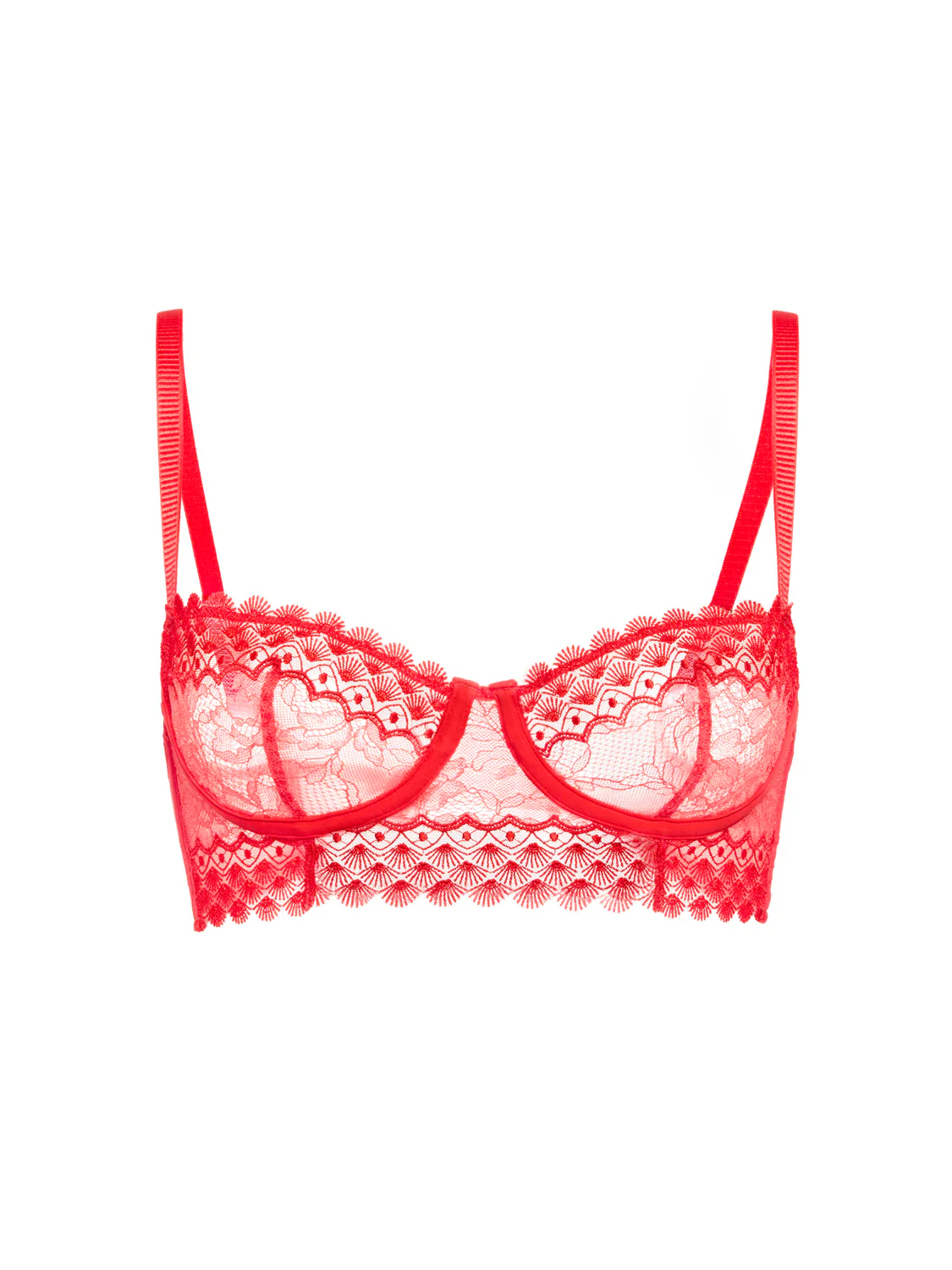 Half cup bra - Flamingo - Image 6