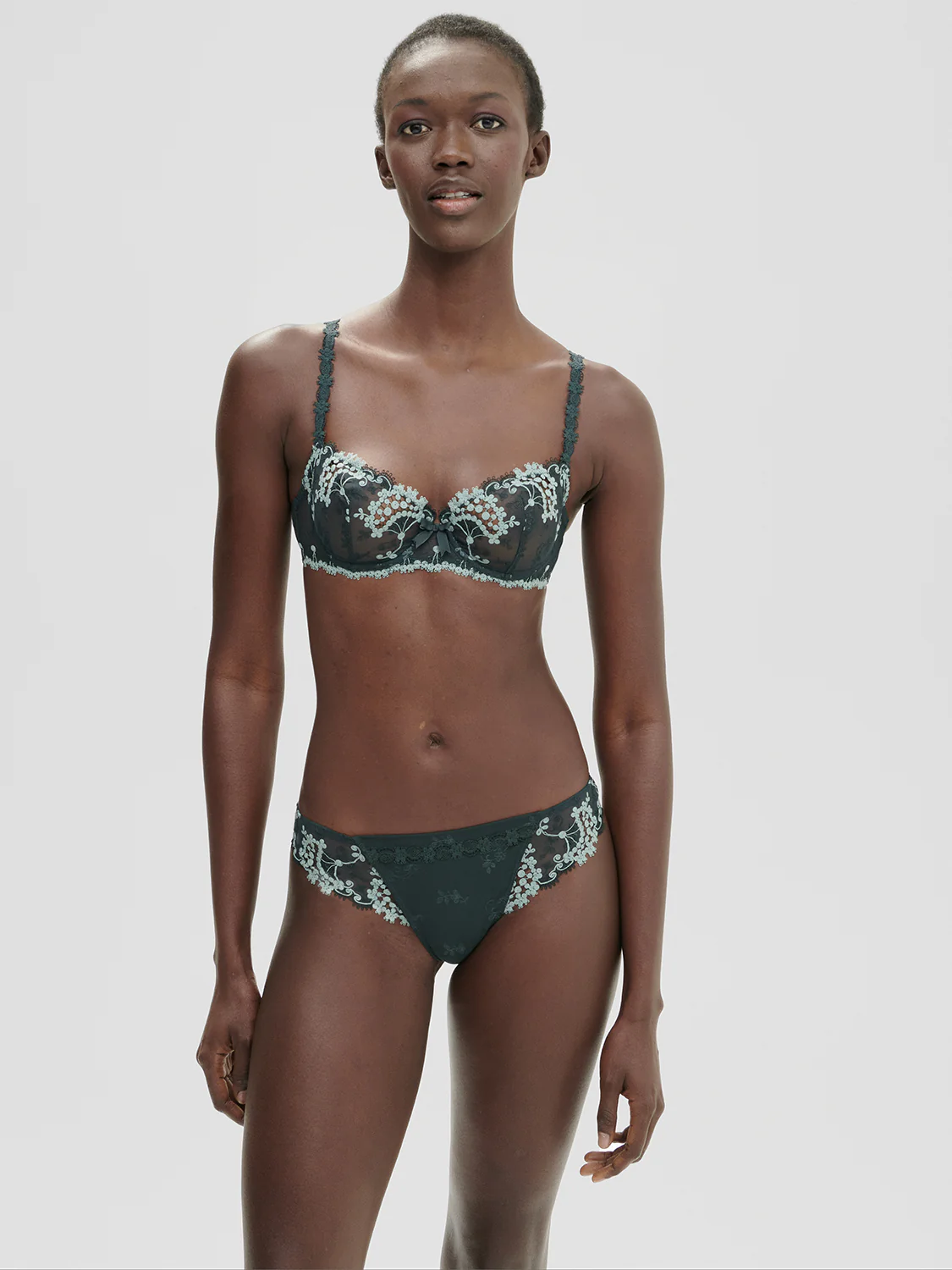 Half cup bra - Kolsaï Green - Image 3