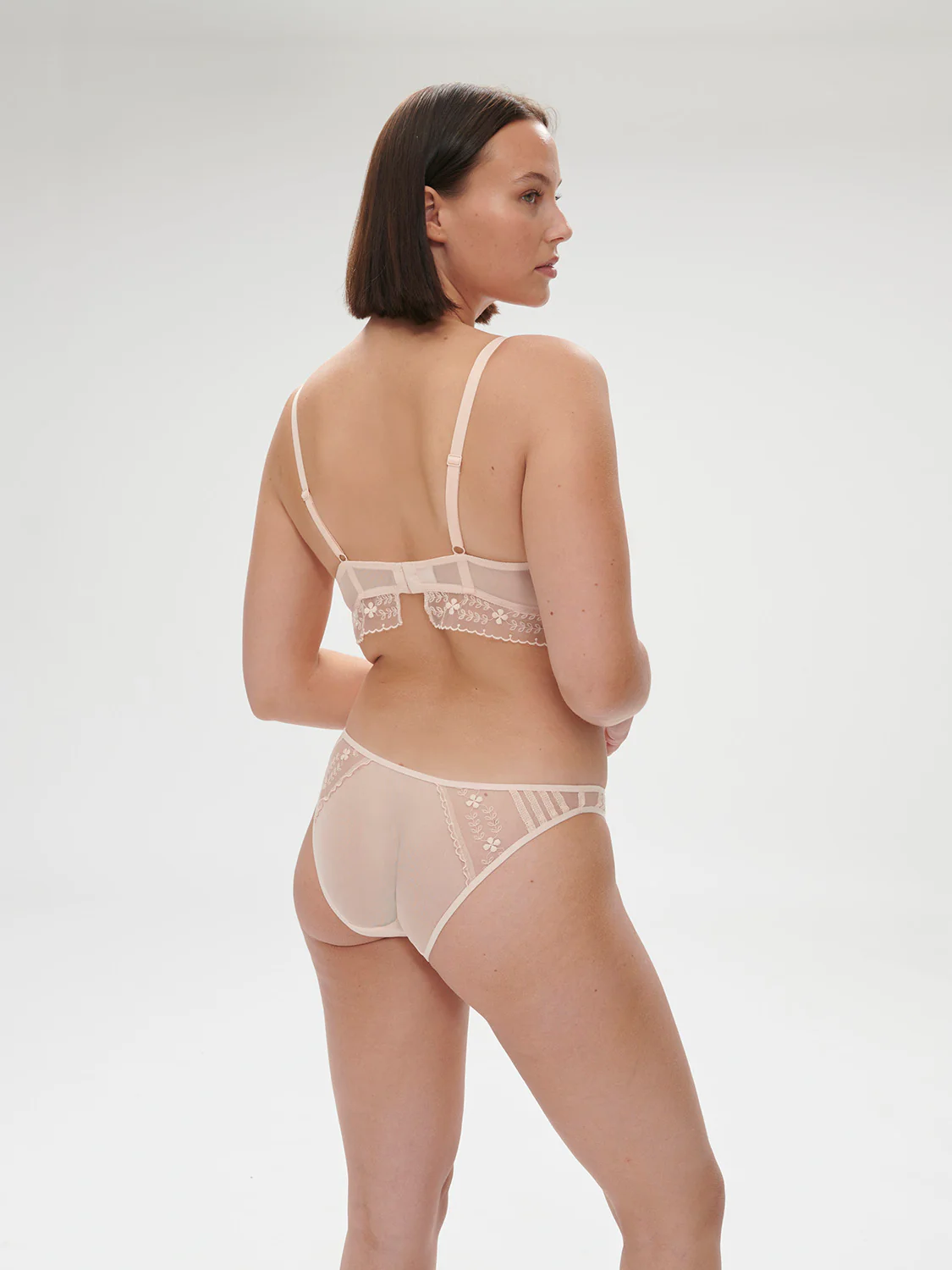 Half cup bra - Petal Powder - Image 11