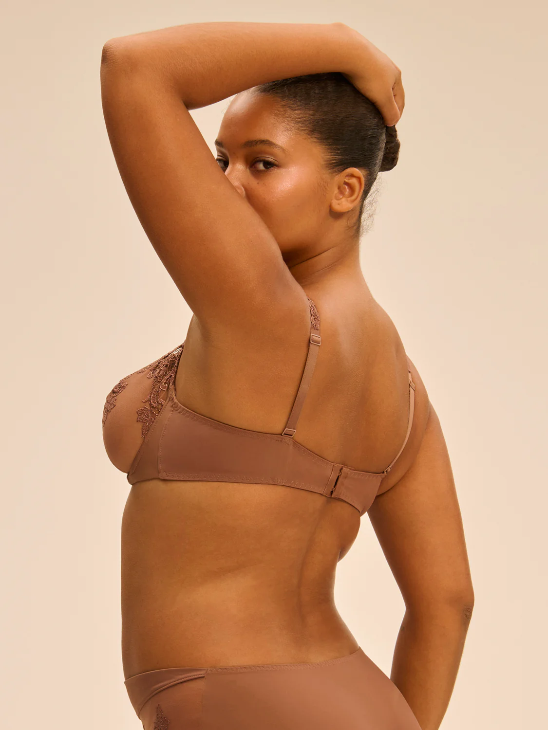 Half cup bra - Tender Brown - Image 8