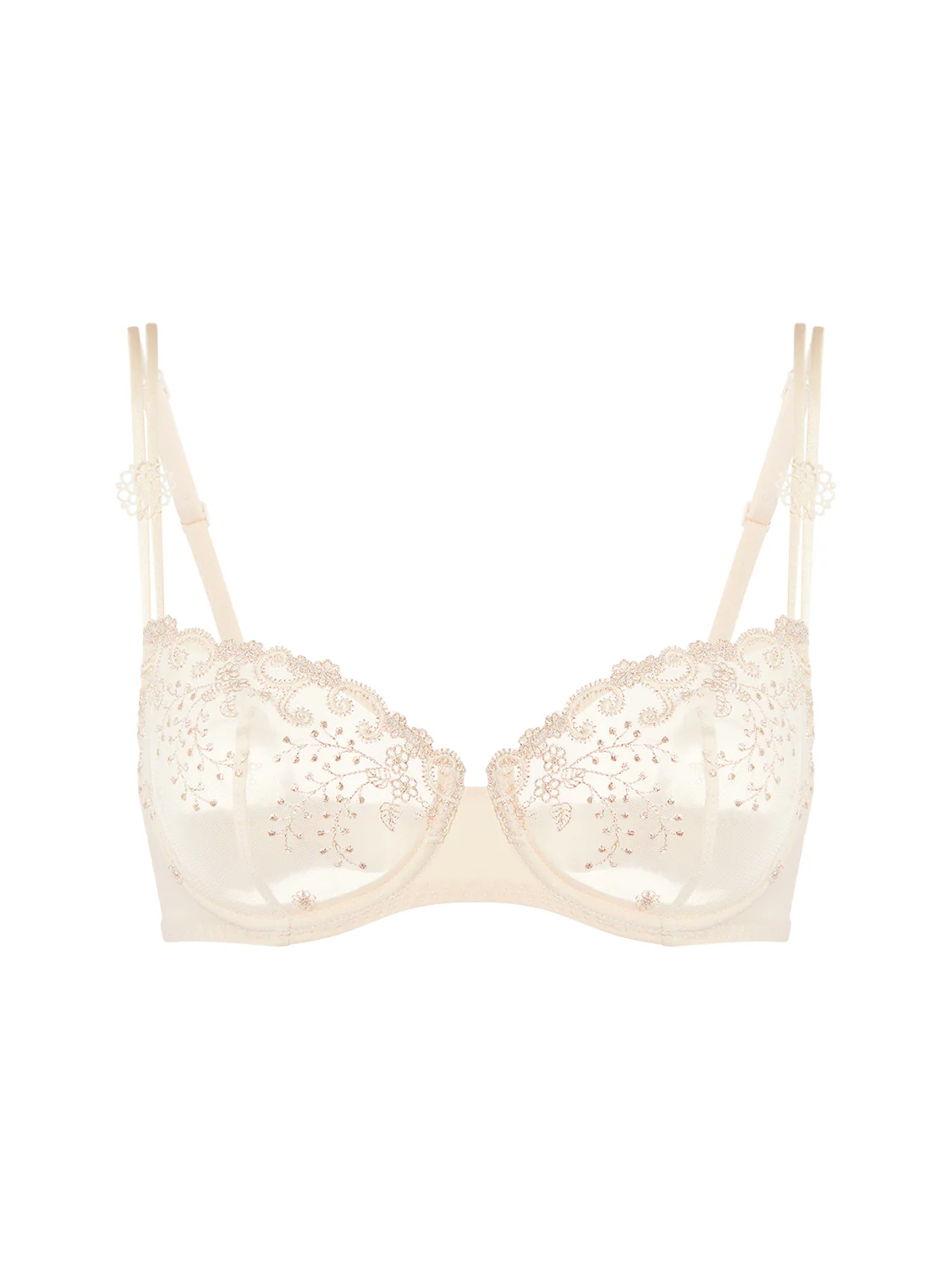Half cup bra - Topaz Beige - Image 15