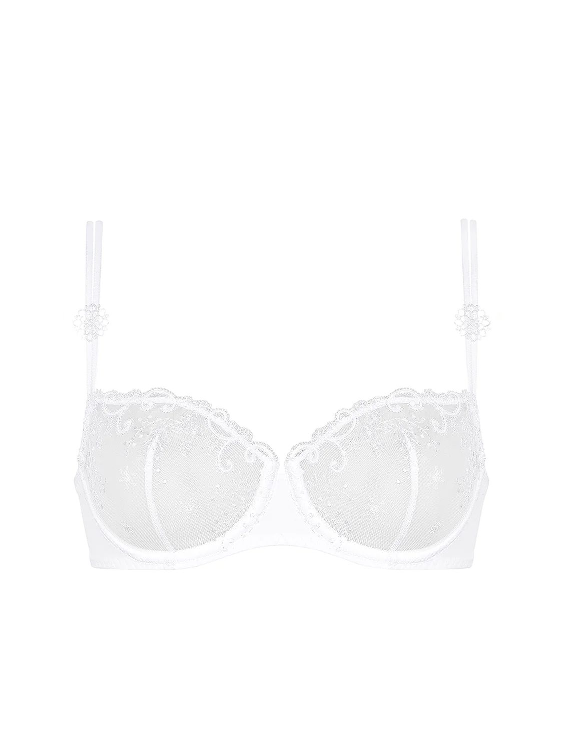 Half cup bra - White - Image 4