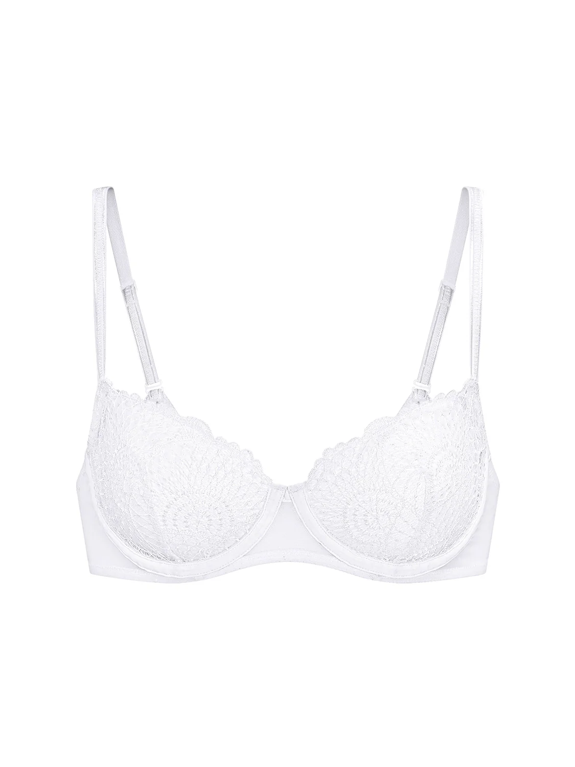 Half cup bra - White - Image 5