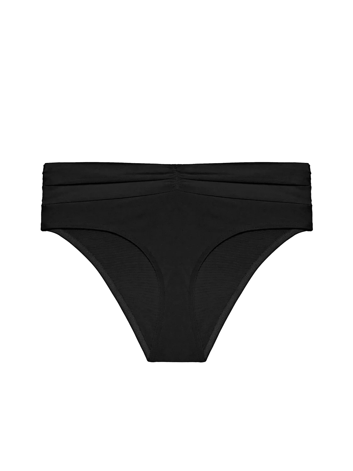 High-waist bikini brief - Black - Image 11