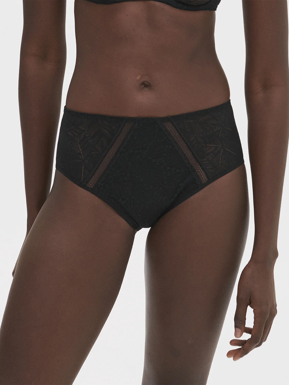 High-waist brief - Black