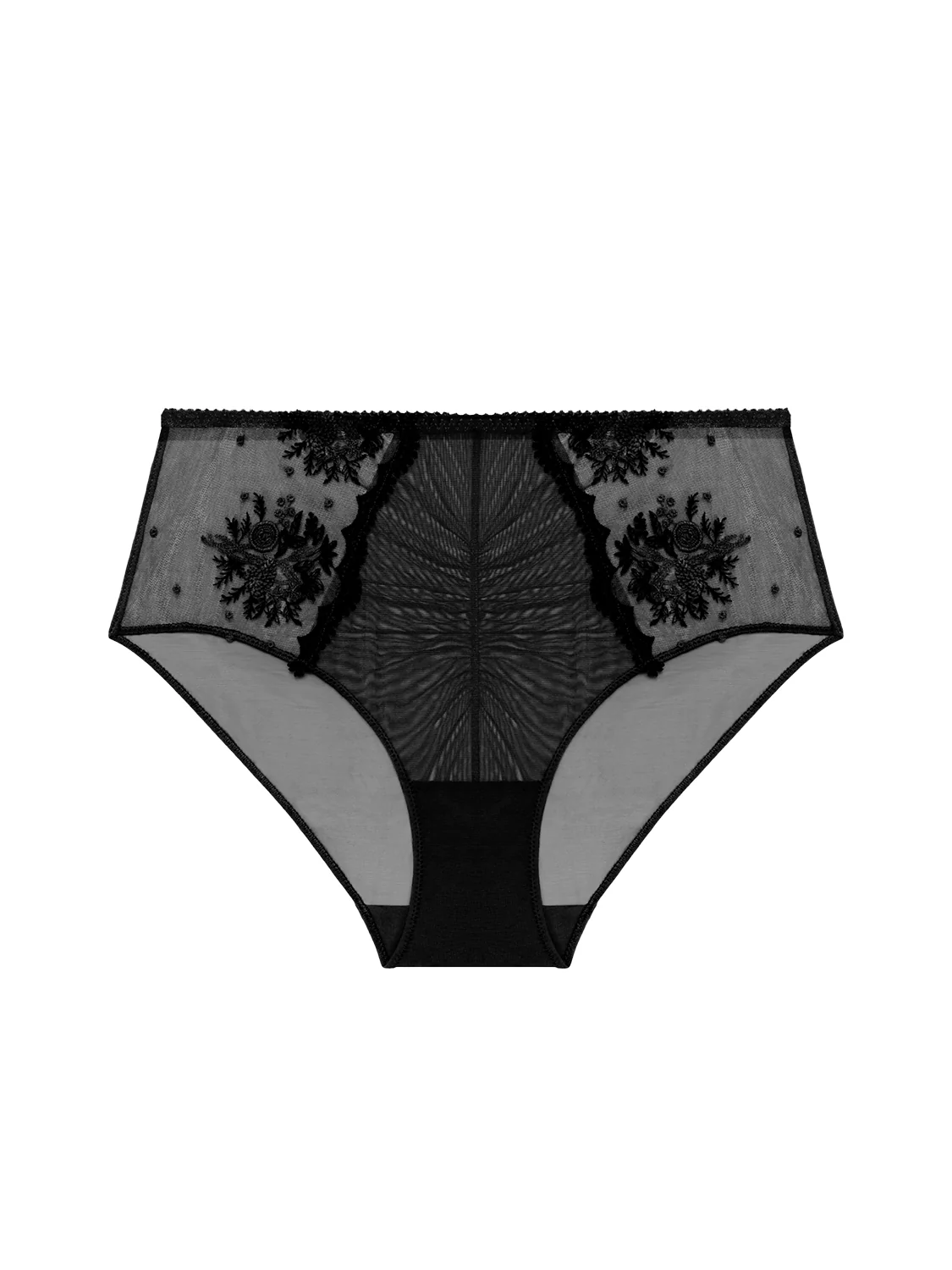 High-waist brief - Black - Image 4