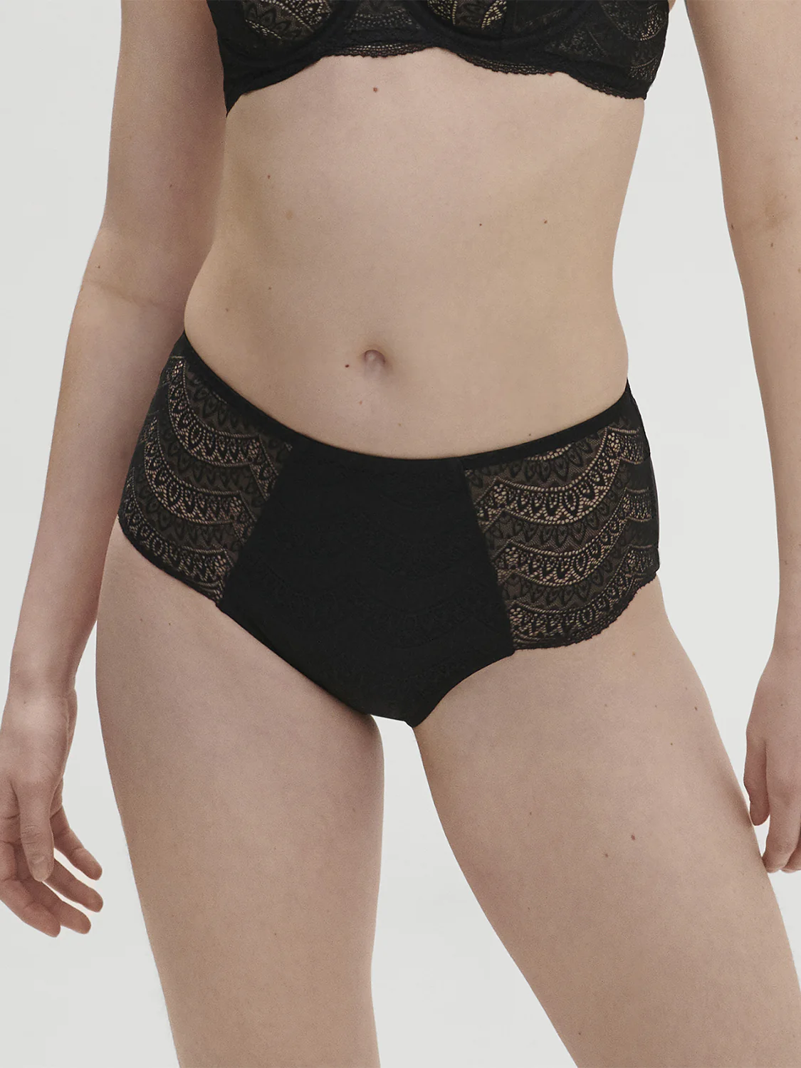 High-waist brief - Black