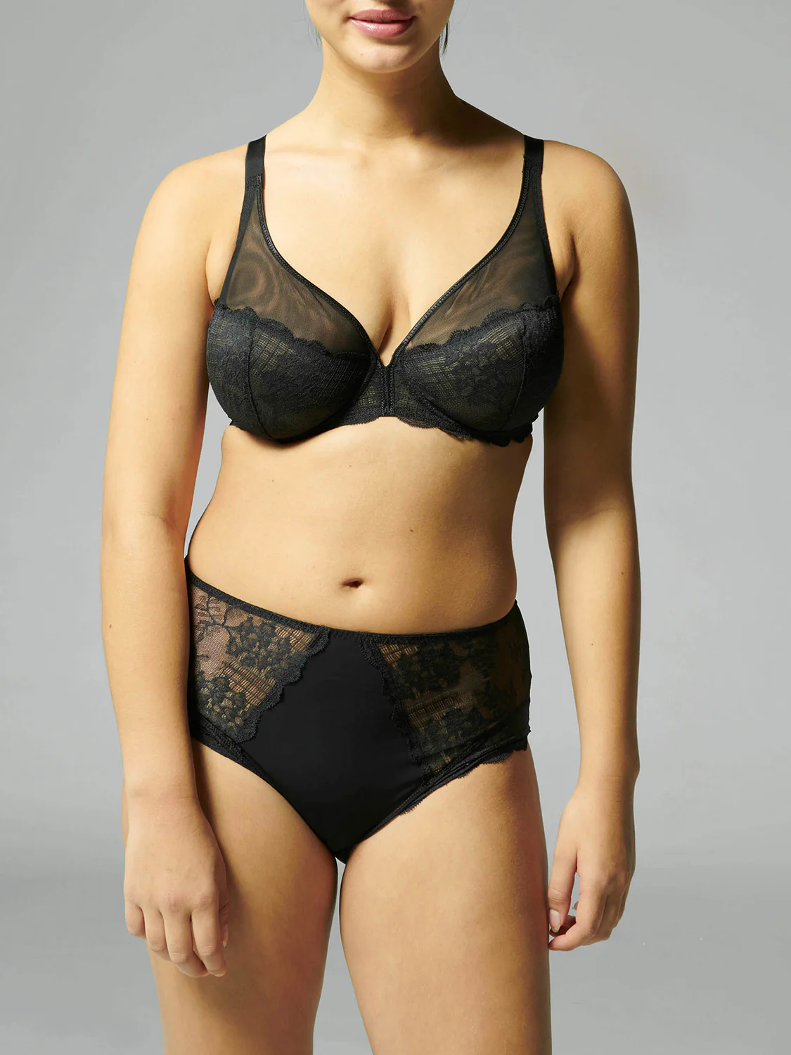 High-waist brief - Black - Image 7