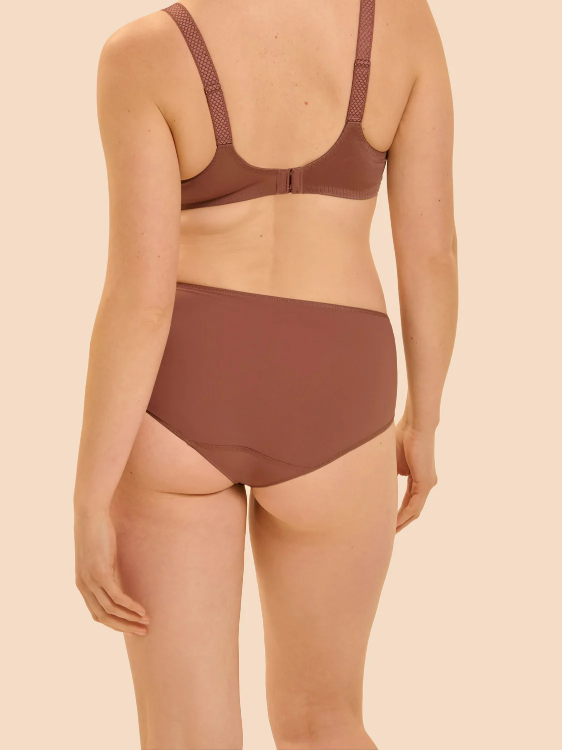 High-waist brief - Coco brown - Image 5