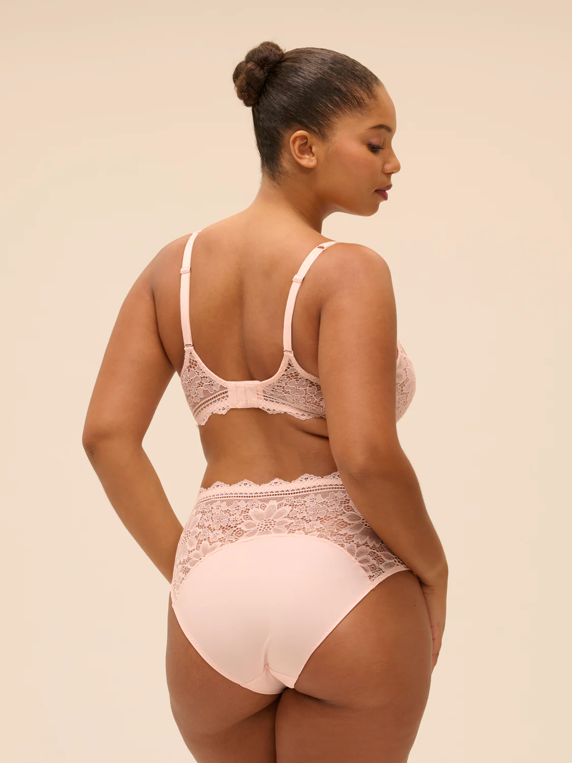 High-waist brief - Petal Powder - Image 10
