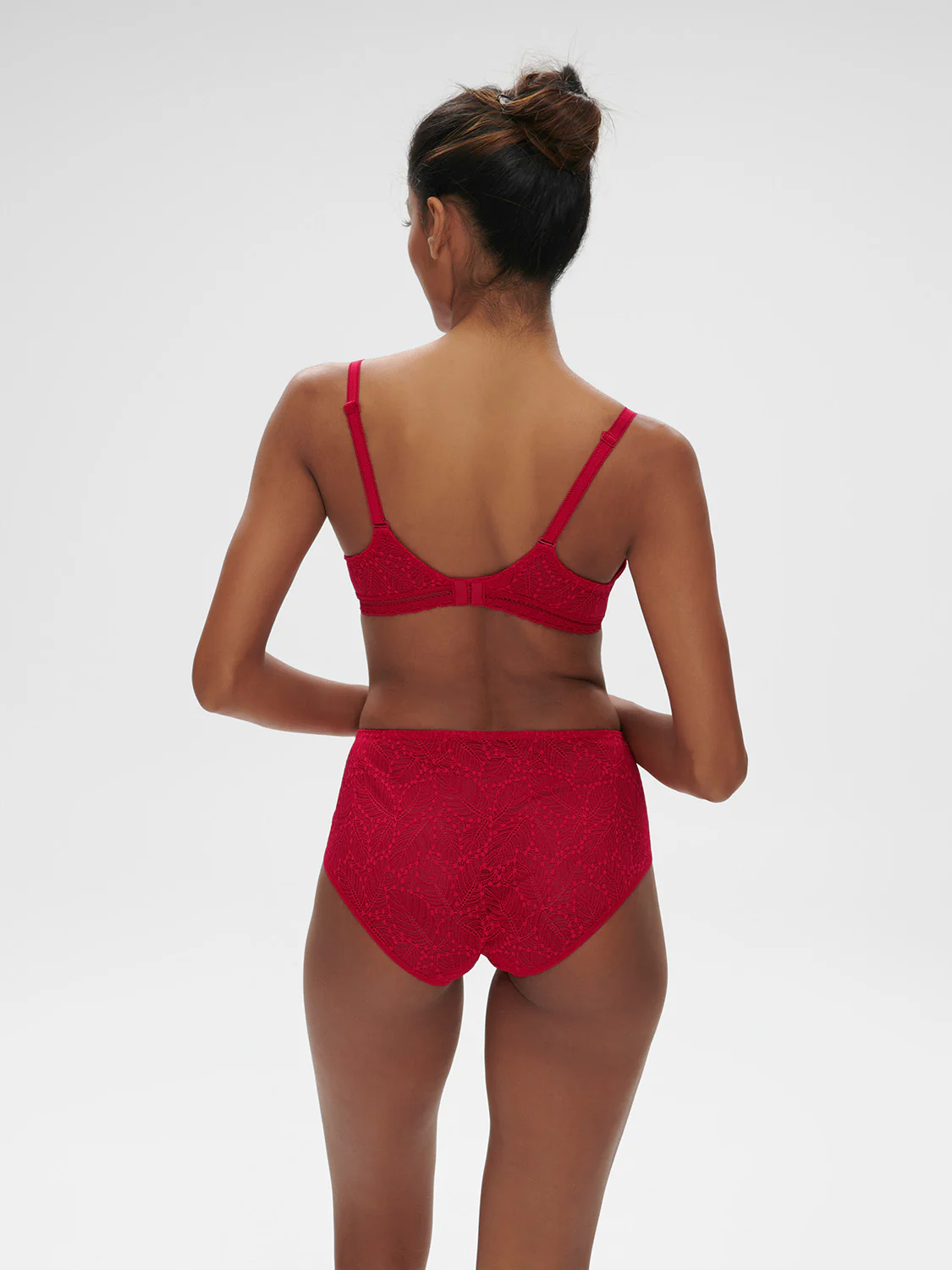 High-waist brief - Ruby pink - Image 5