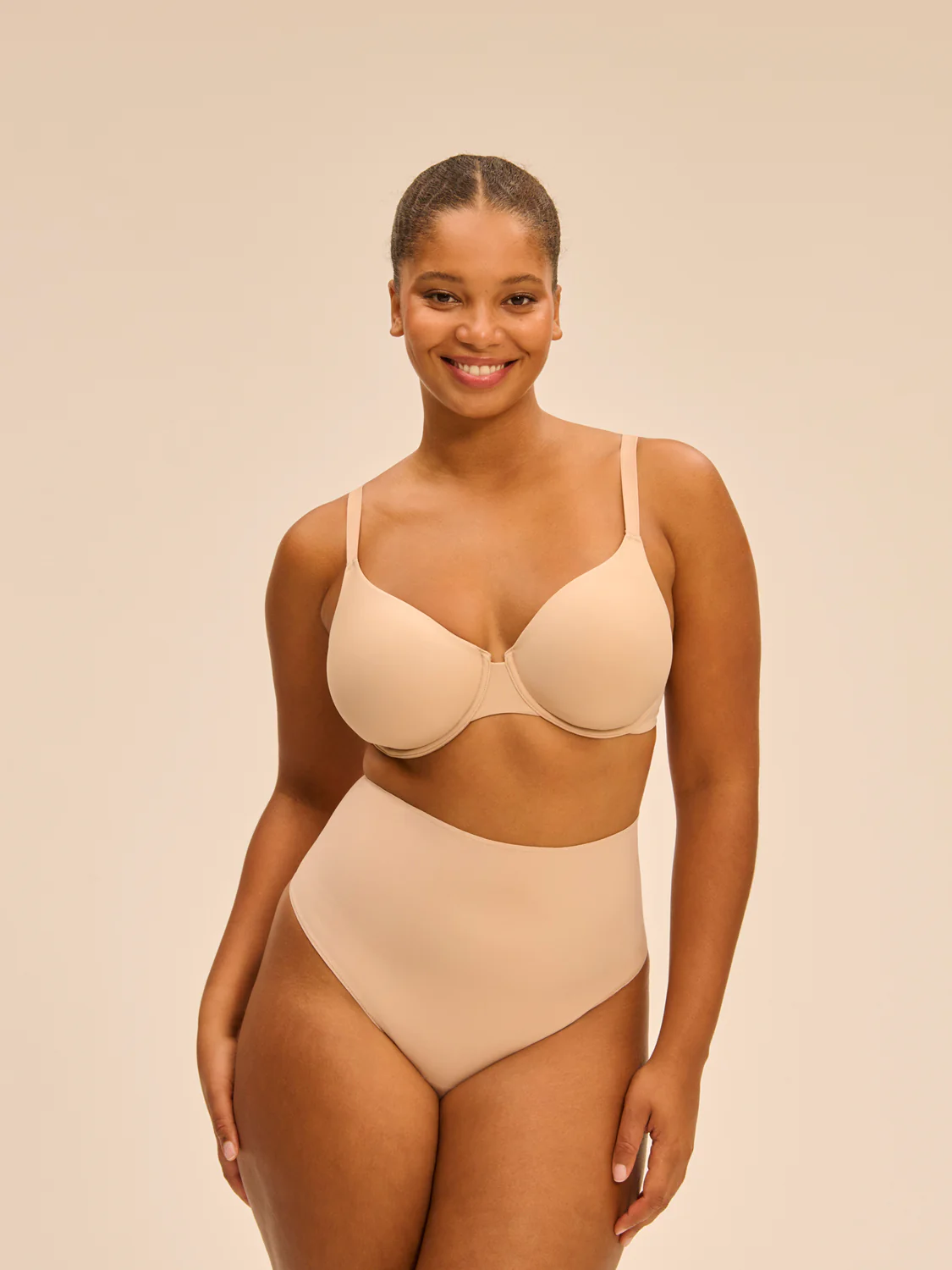 High waist shaper thong - Peau rosée - Image 10