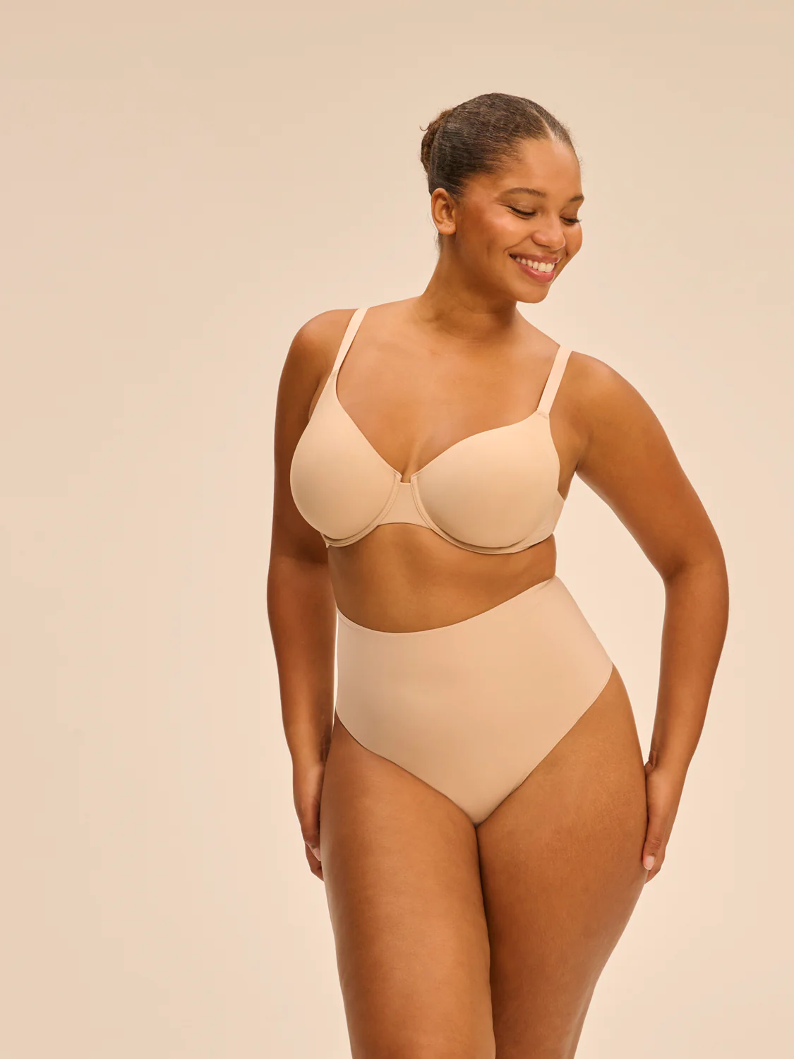 High waist shaper thong - Peau rosée - Image 9