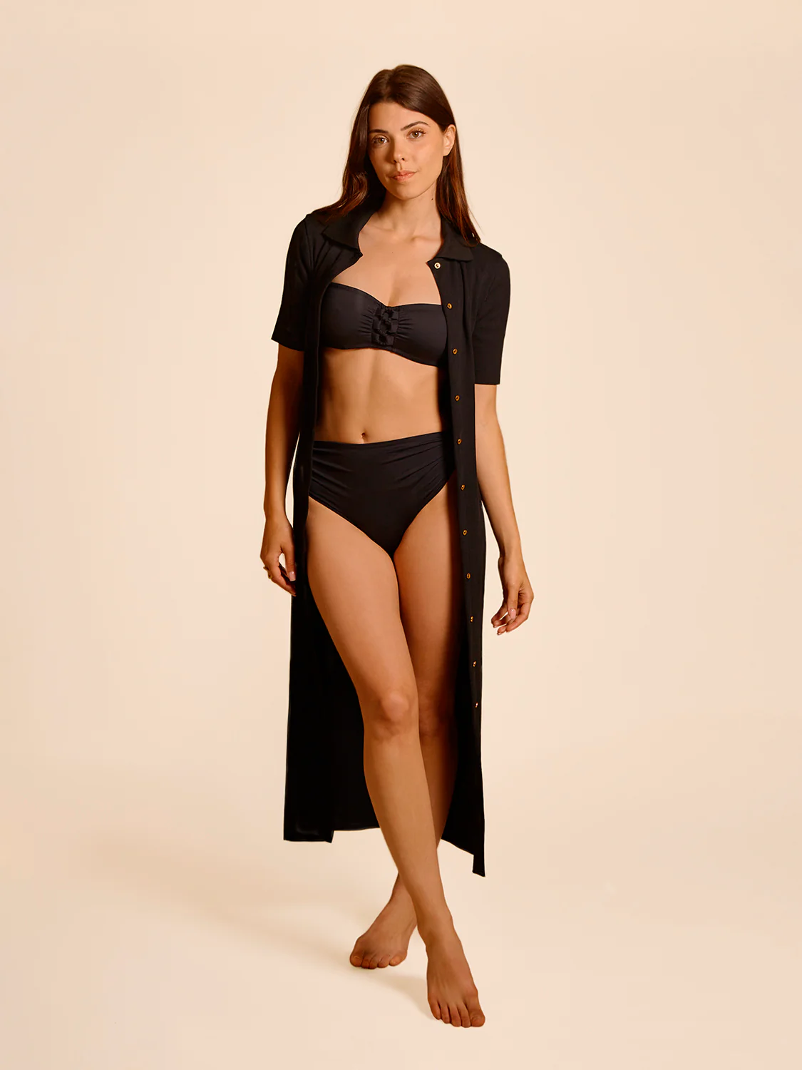 Long dress - Black - Image 4