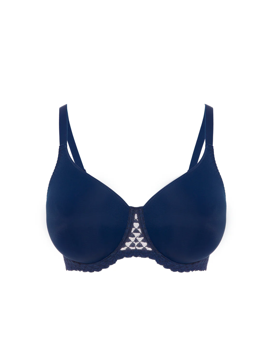 Moulded rigid underwired bra - Midnight - Image 4