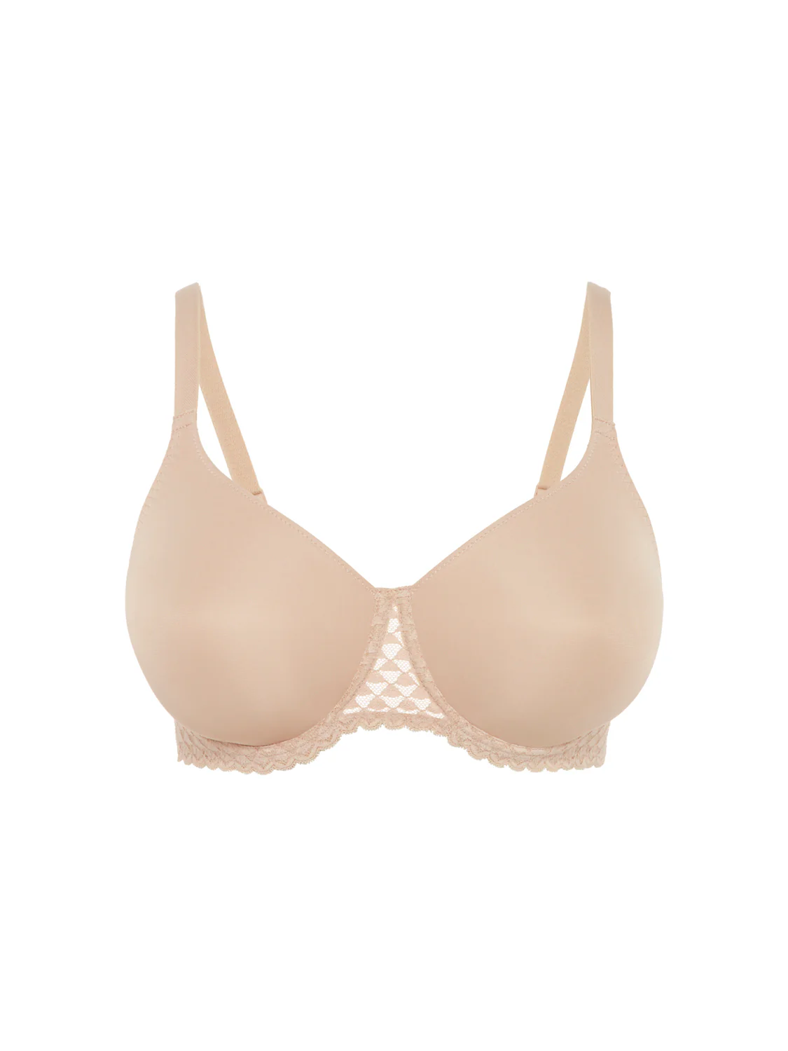 Moulded rigid underwired bra - Peau rosée - Image 4