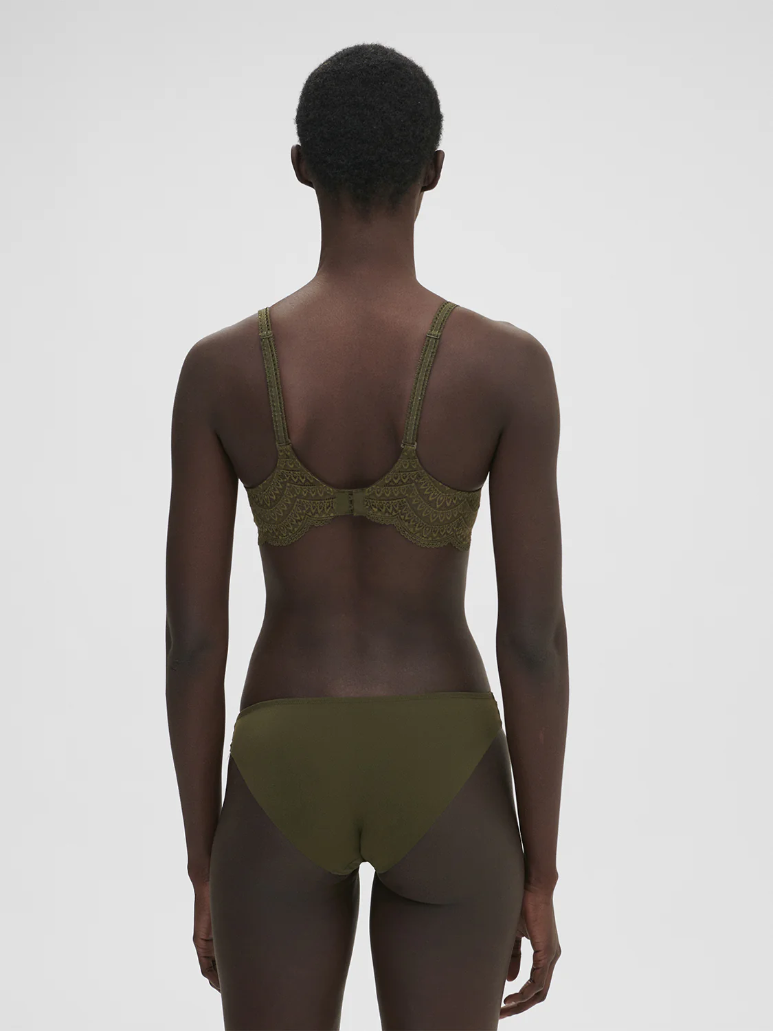Moulded underwired bra - Adventure Green - Image 4