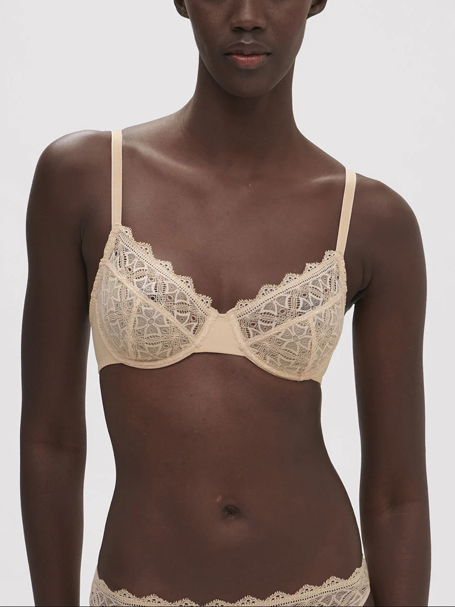 Moulded underwired bra - Vanilla
