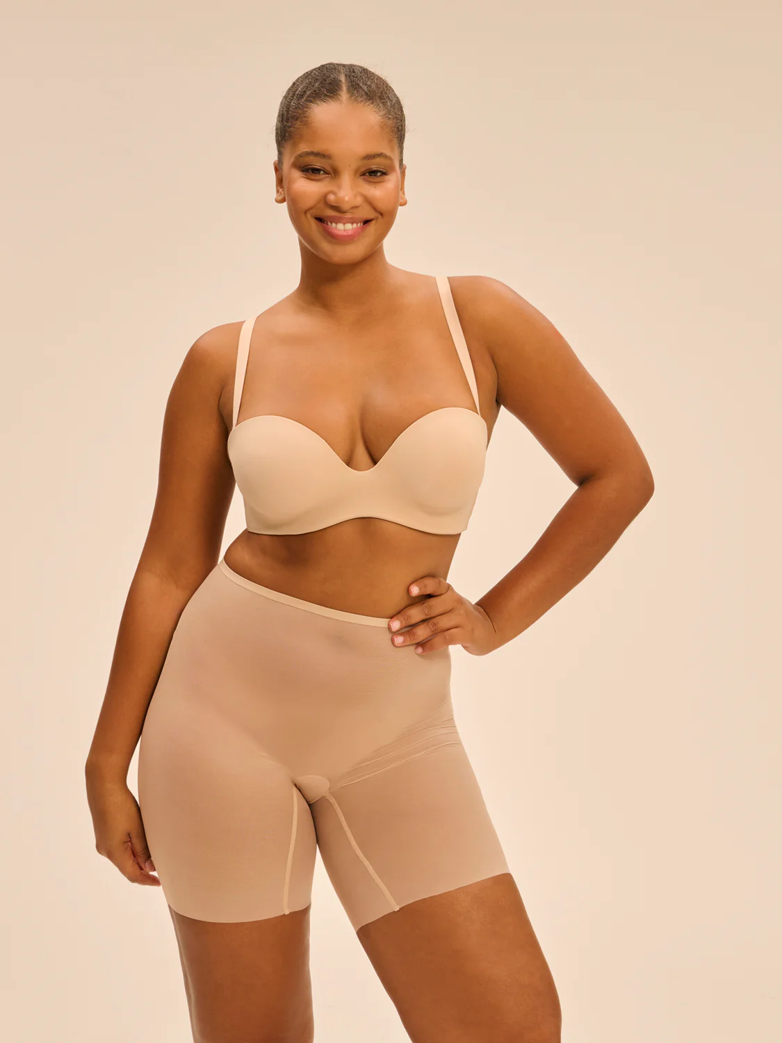 Multi-position strapless bra - Peau rosée - Image 10