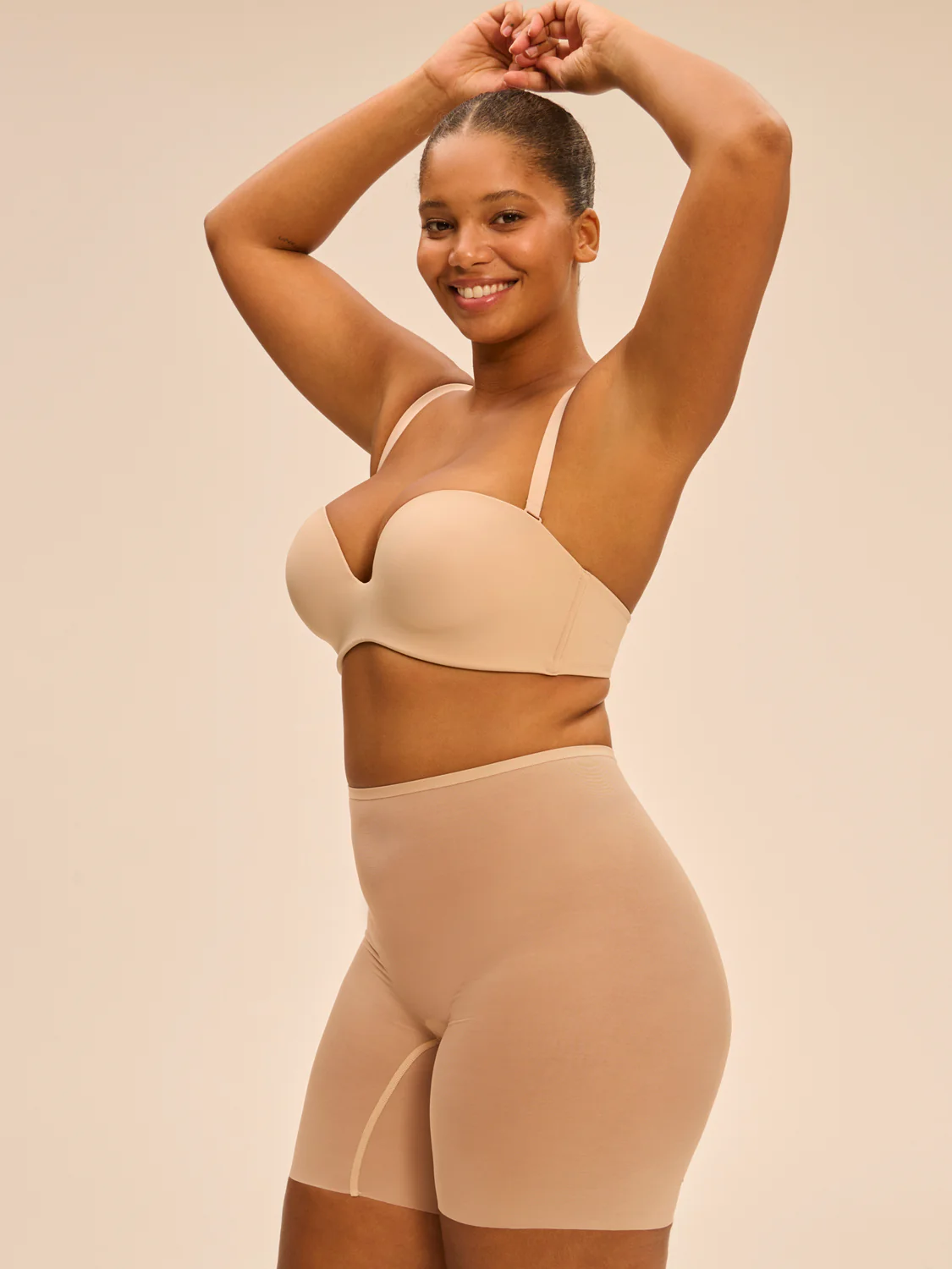 Multi-position strapless bra - Peau rosée - Image 13