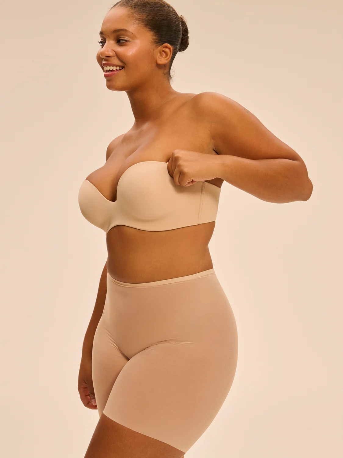 Multi-position strapless bra - Peau rosée - Image 14